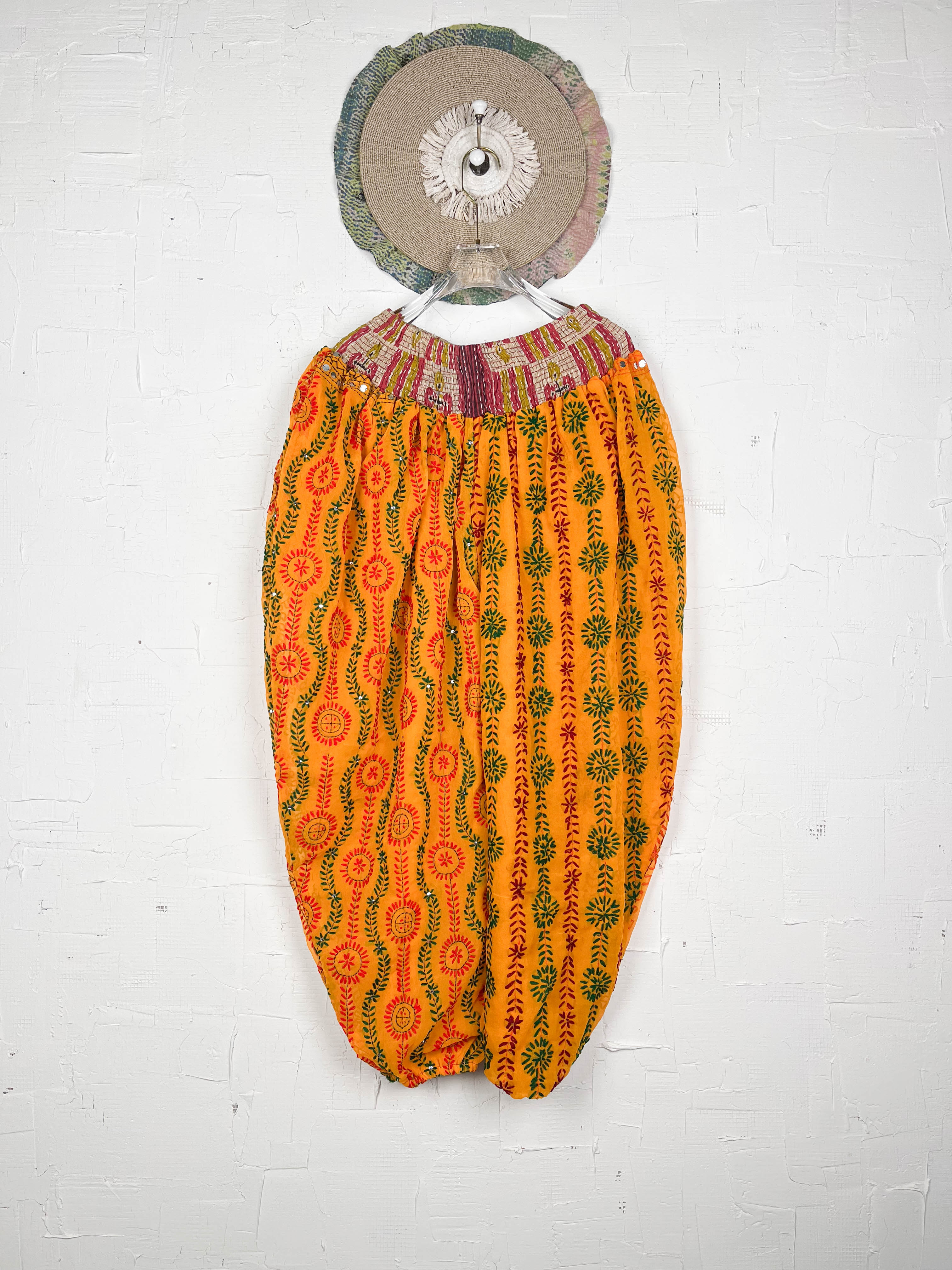 Yellow Vintage Pants- Love Protect Sustain