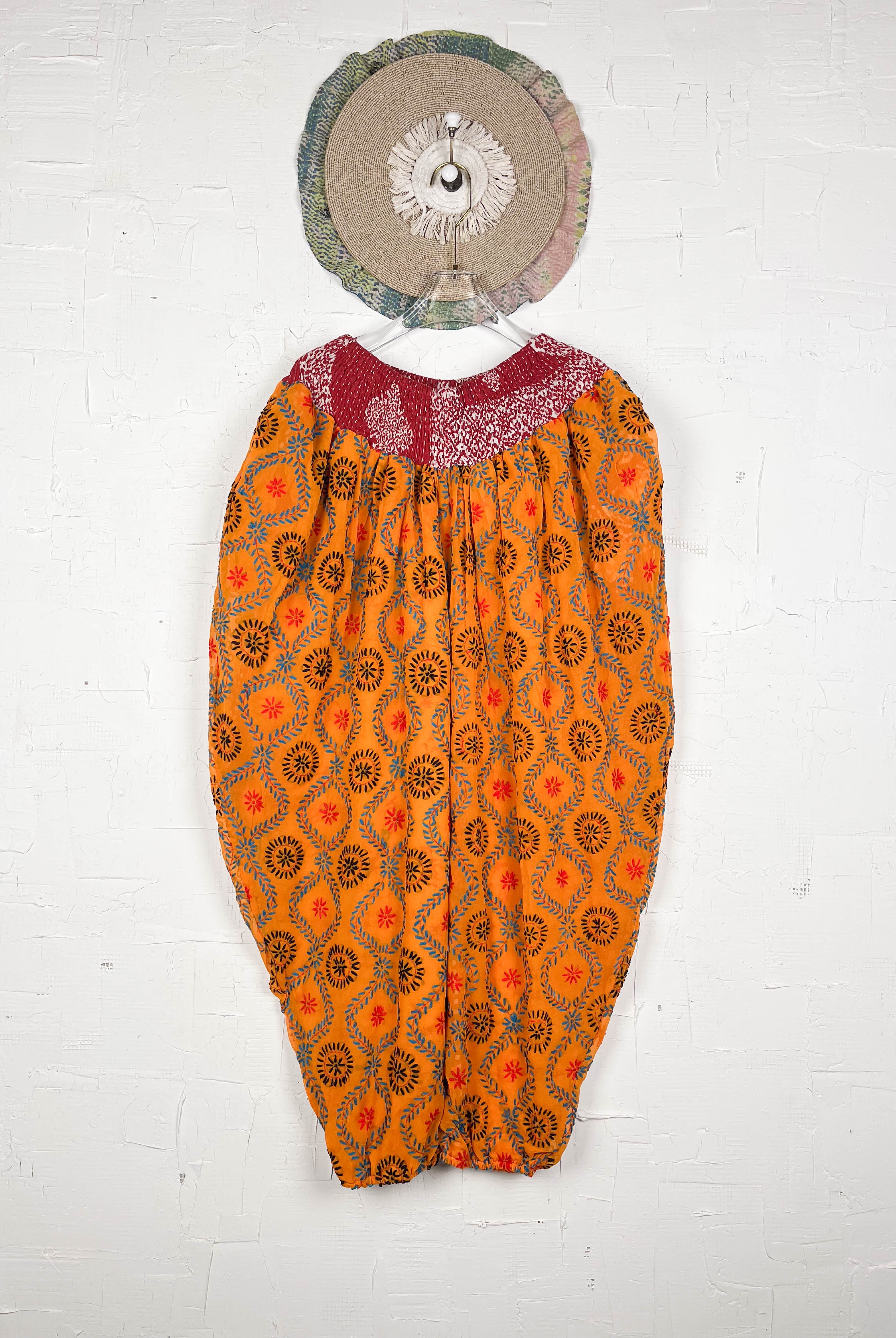 Yellow floral pants - Love Protect Sustain