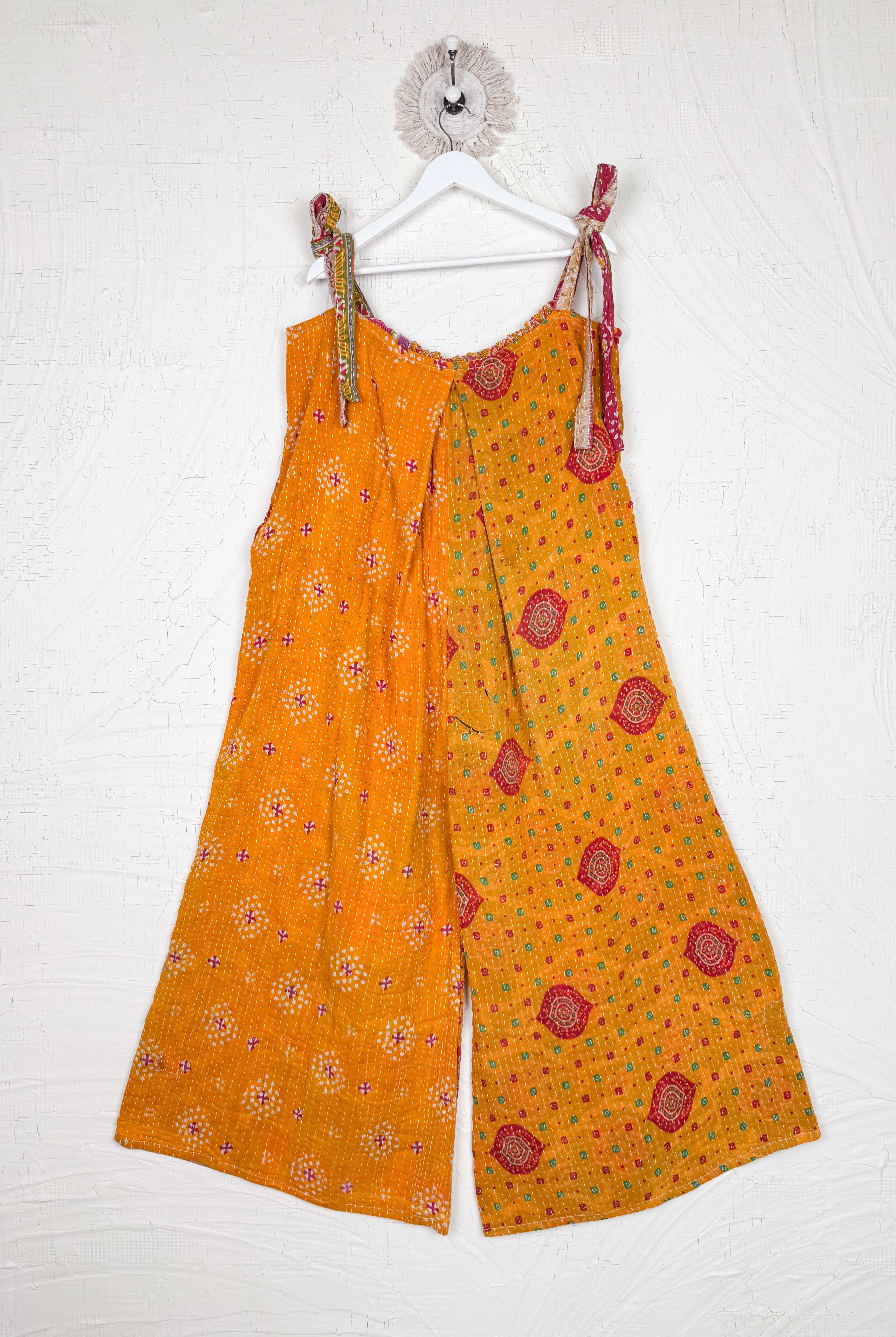 Yellow free size jumpsuit - Love Protect Sustain