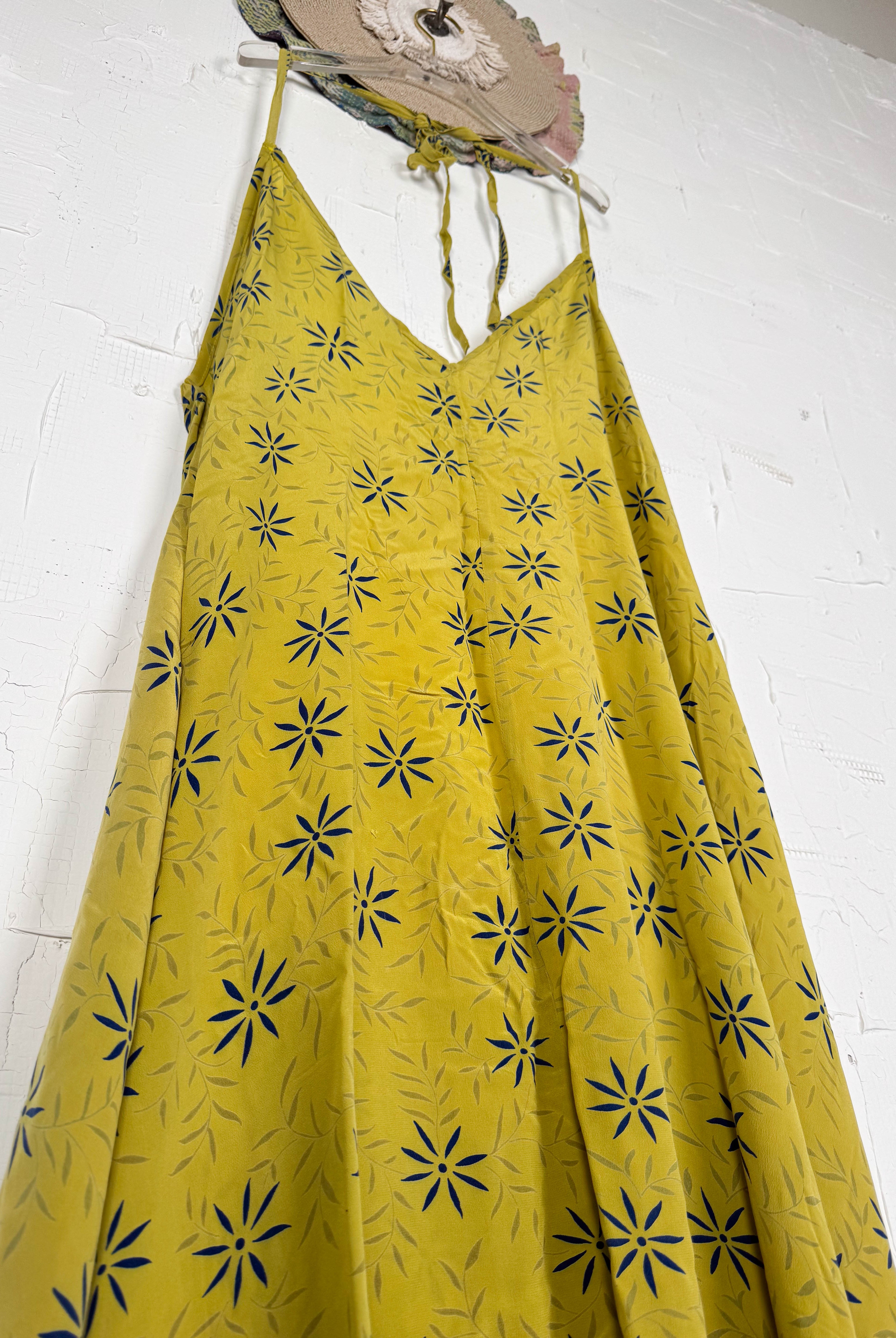 beach silk dress - Love Protect Sustain