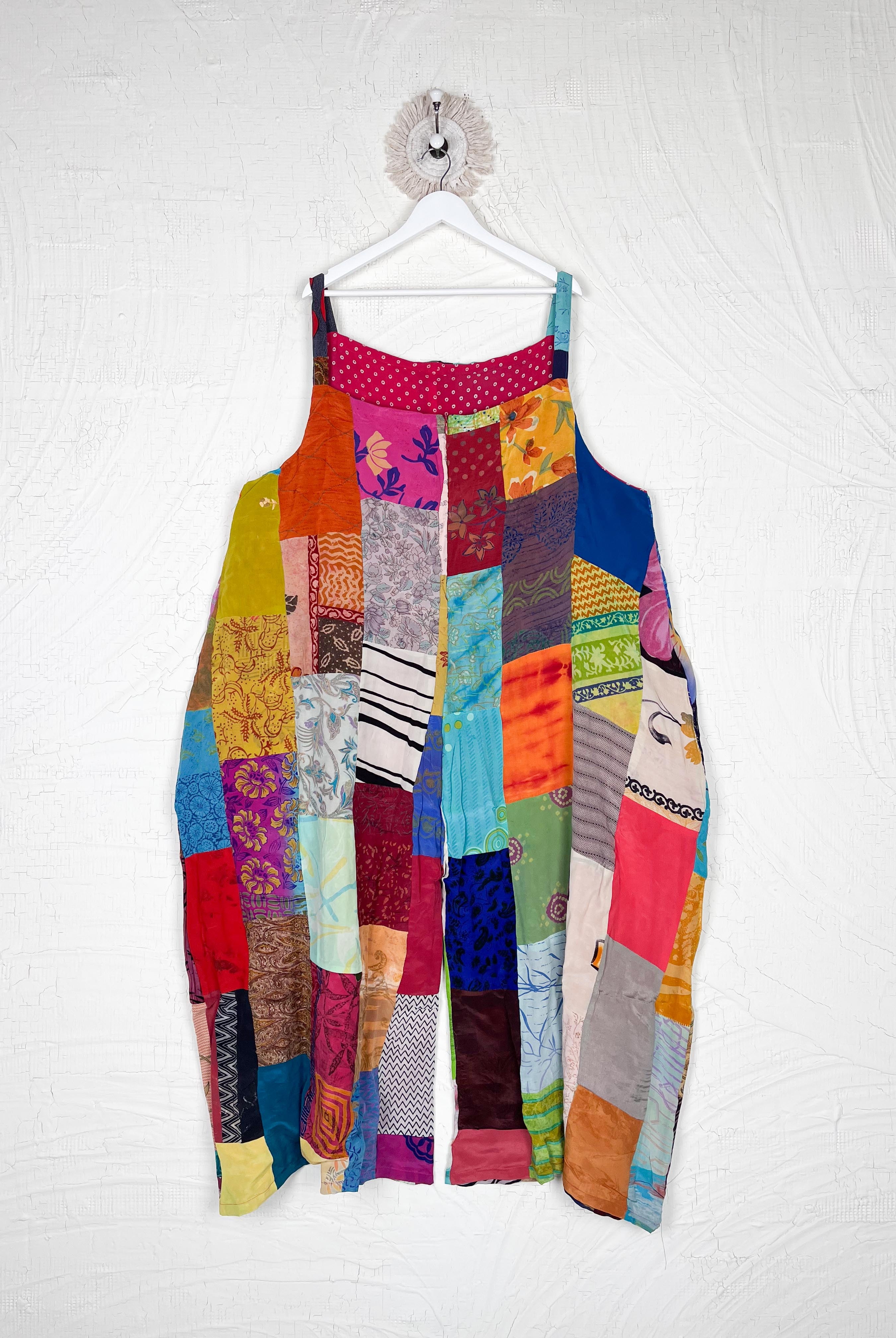 biboveralls patchwork bohemian - Love Protect Sustain