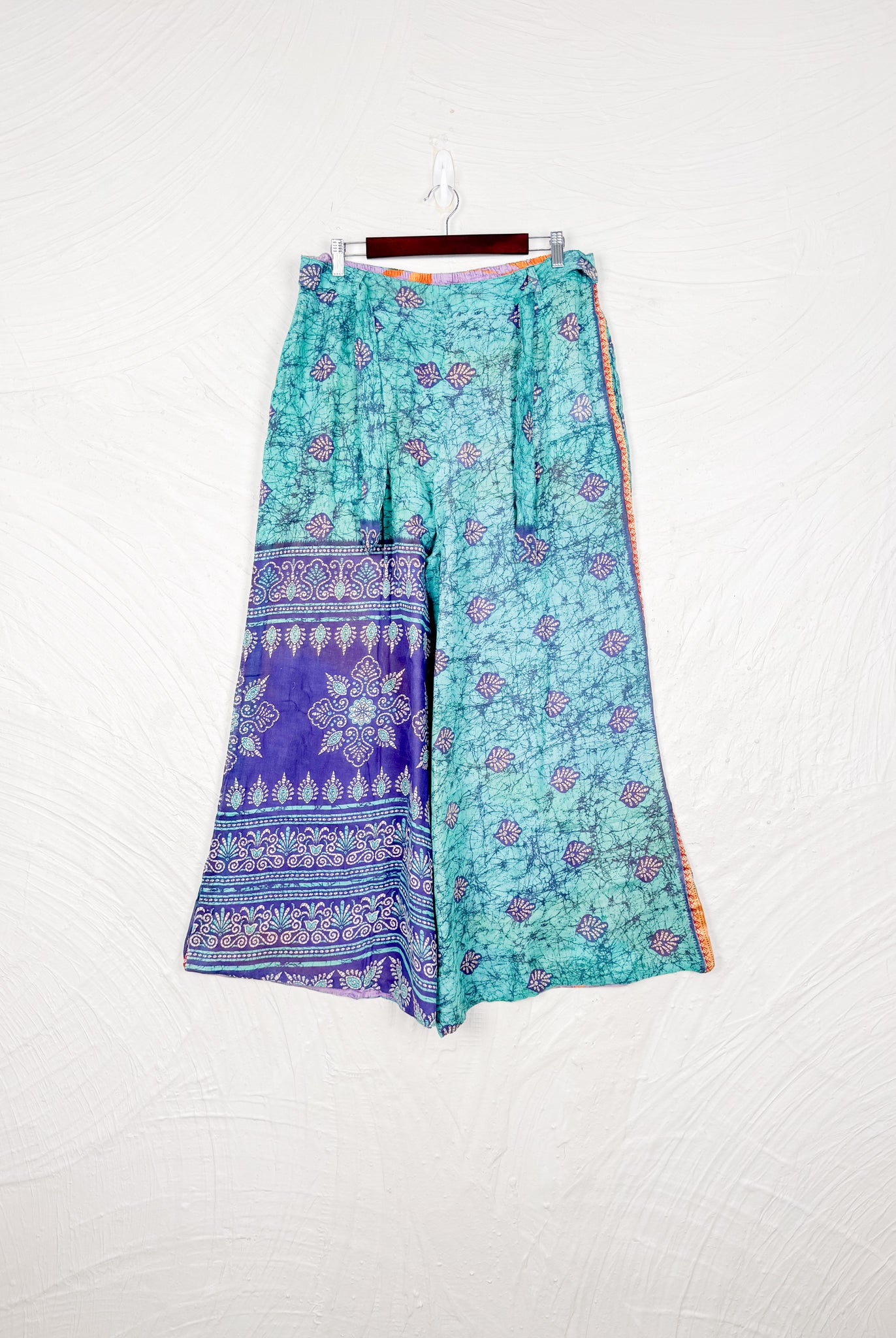 blue boho pants - Love Protect Sustain