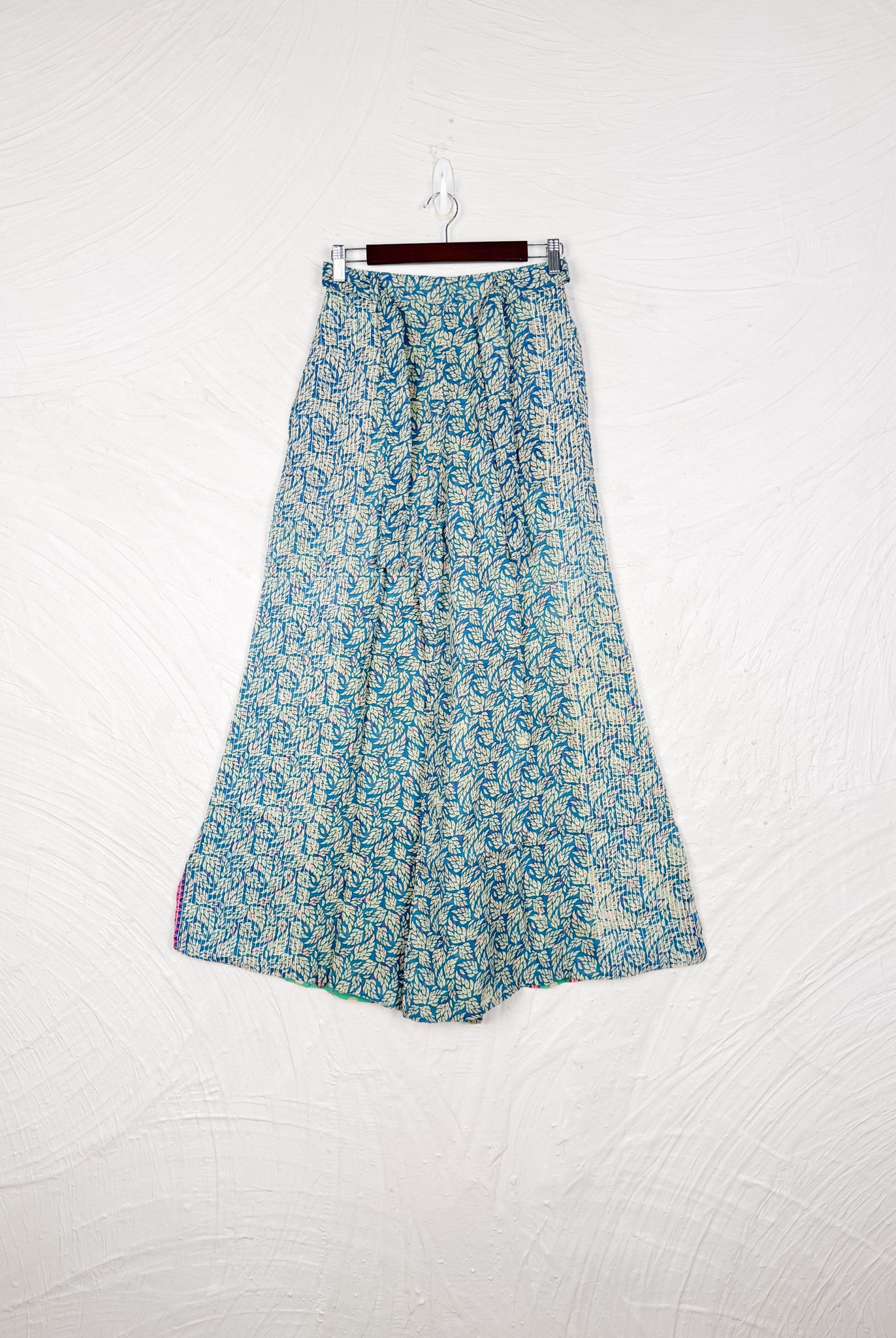 blue cotton pants - Love Protect Sustain