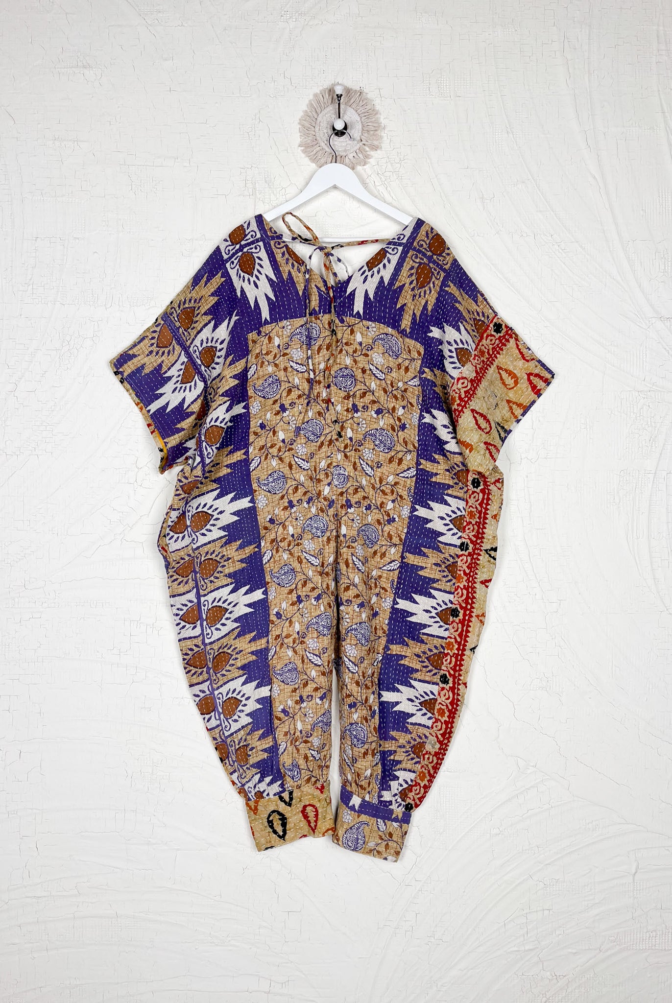 bohemian Kantha cotton free size - Love Protect Sustain