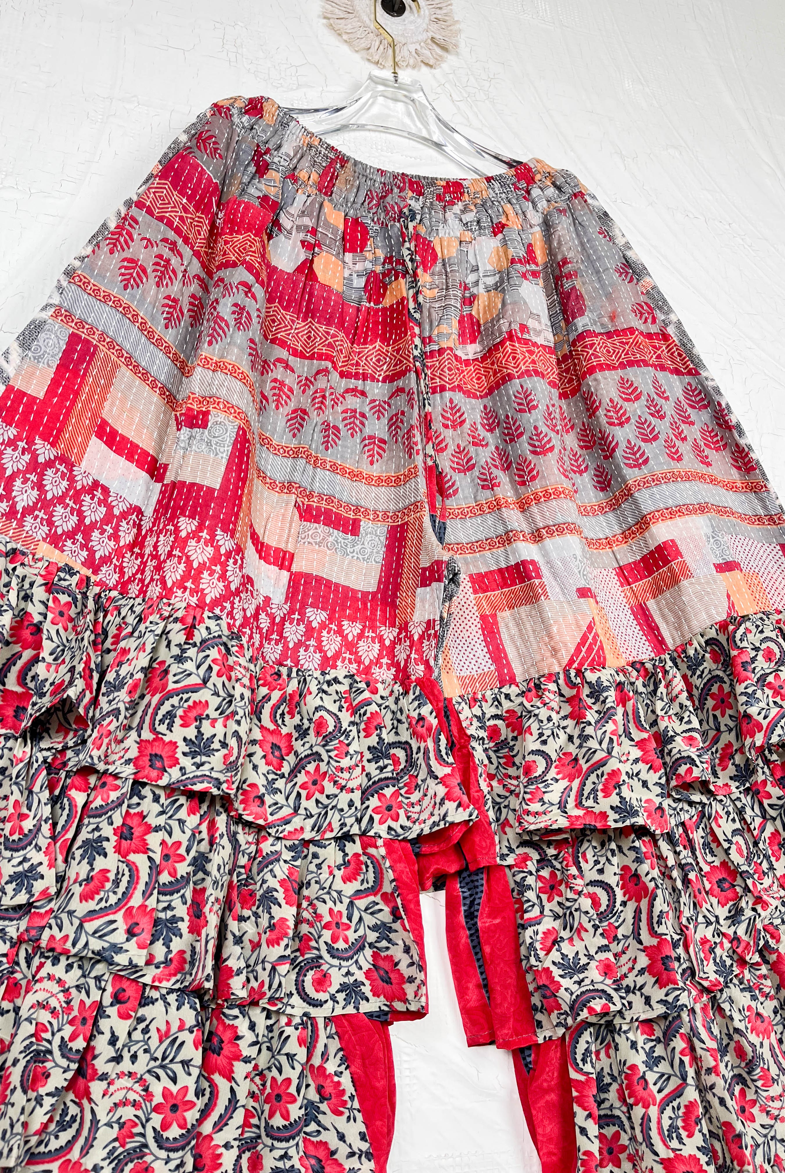 bohemian green pants - Love Protect Sustain