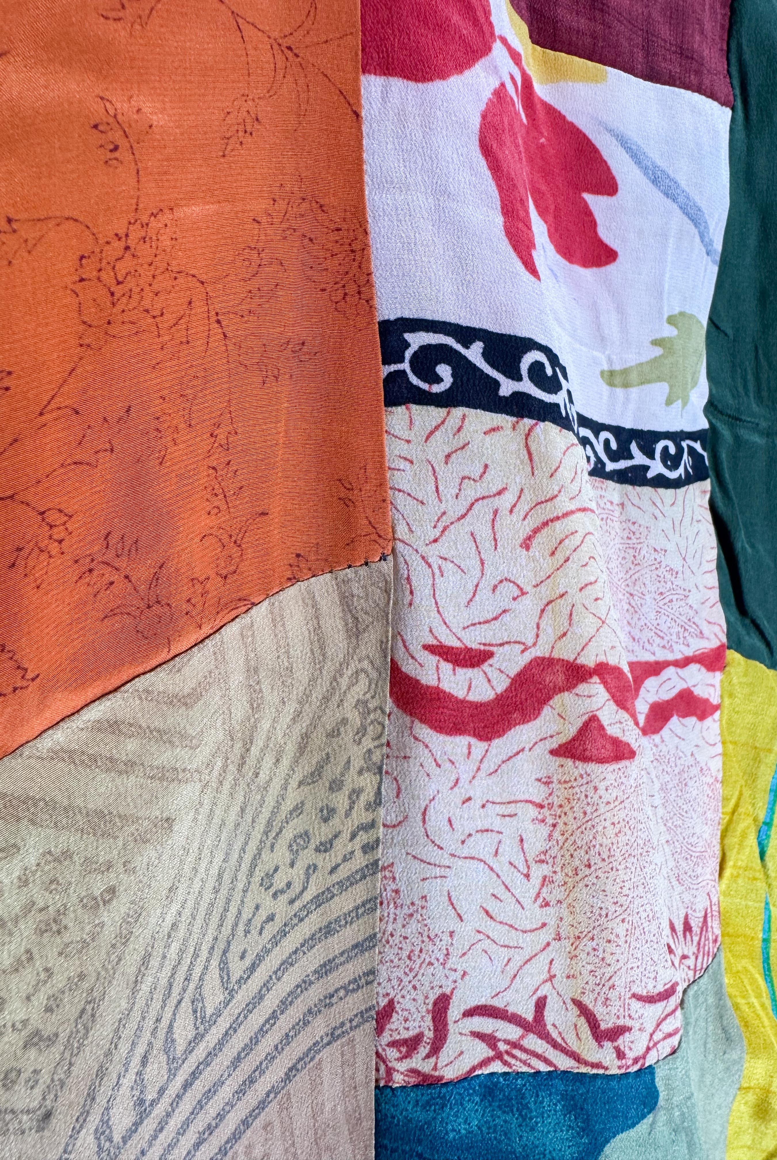 boho patchwork dungarees - Love Protect Sustain