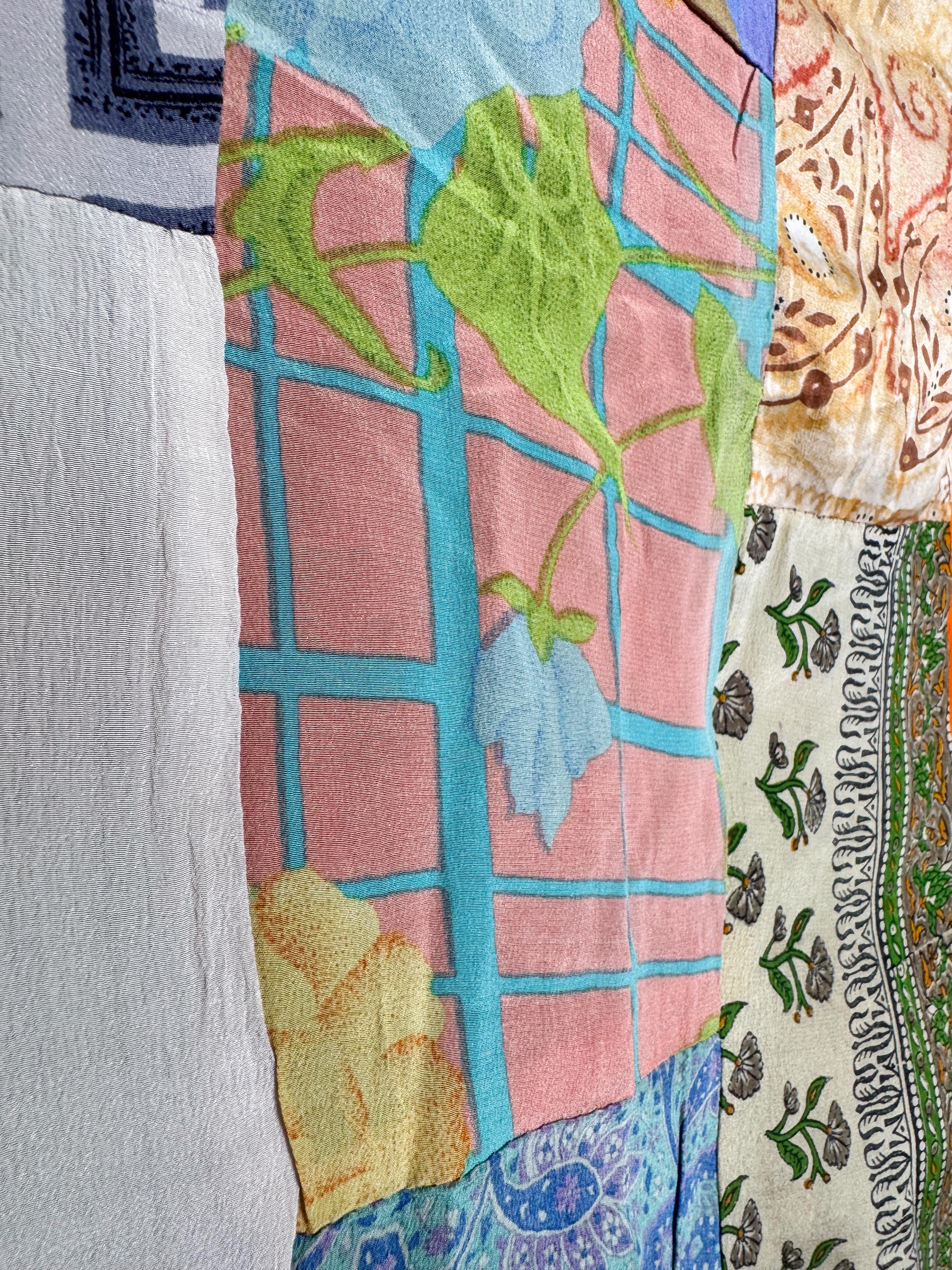 boho patchwork jumper - Love Protect Sustain