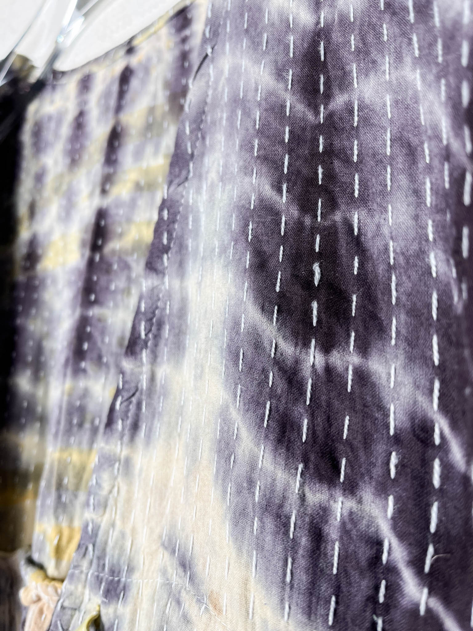 Boho v-neck kantha jumpsuit - Love Protect Sustain