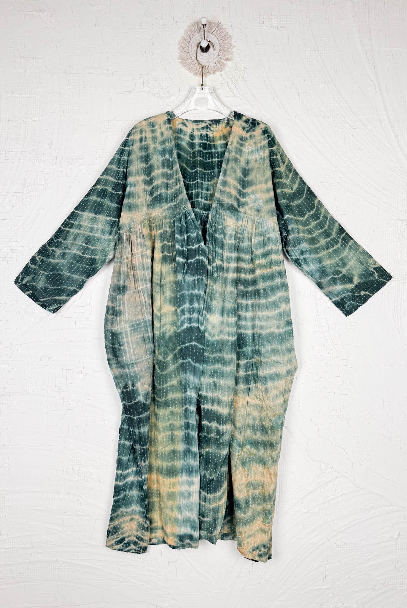 boho vintage jumpsuit tie dye - Love Protect Sustain