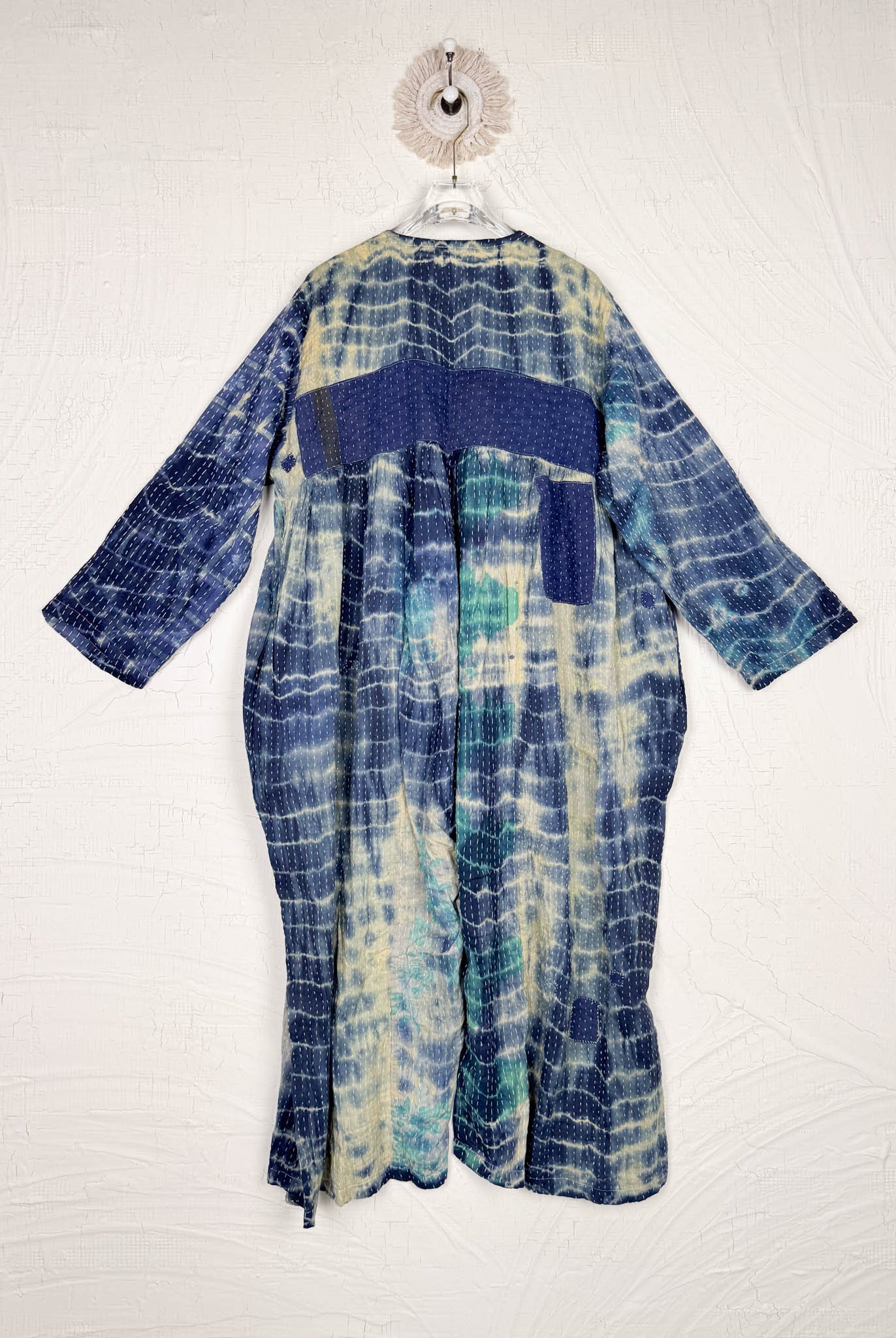 boho women kantha jumpsuit - Love Protect Sustain