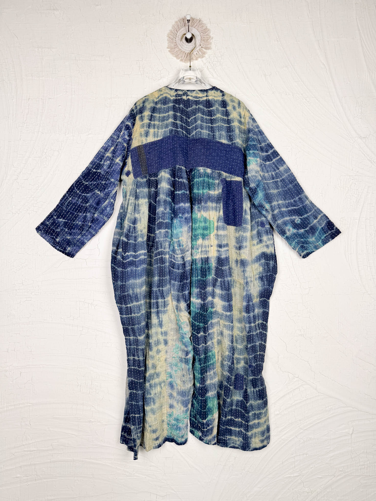 boho women kantha jumpsuit - Love Protect Sustain