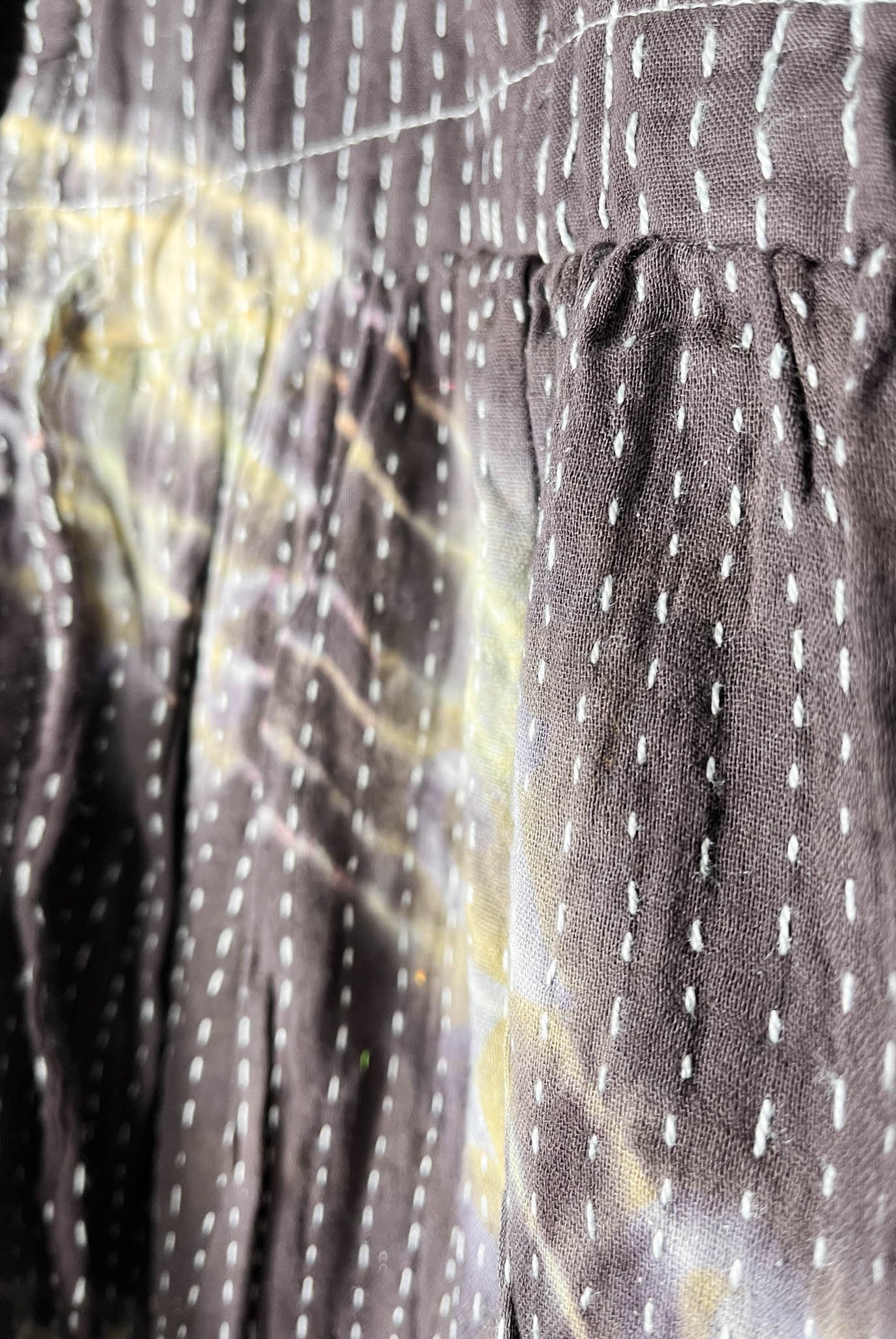 brown tie dye jumpsuit - Love Protect Sustain