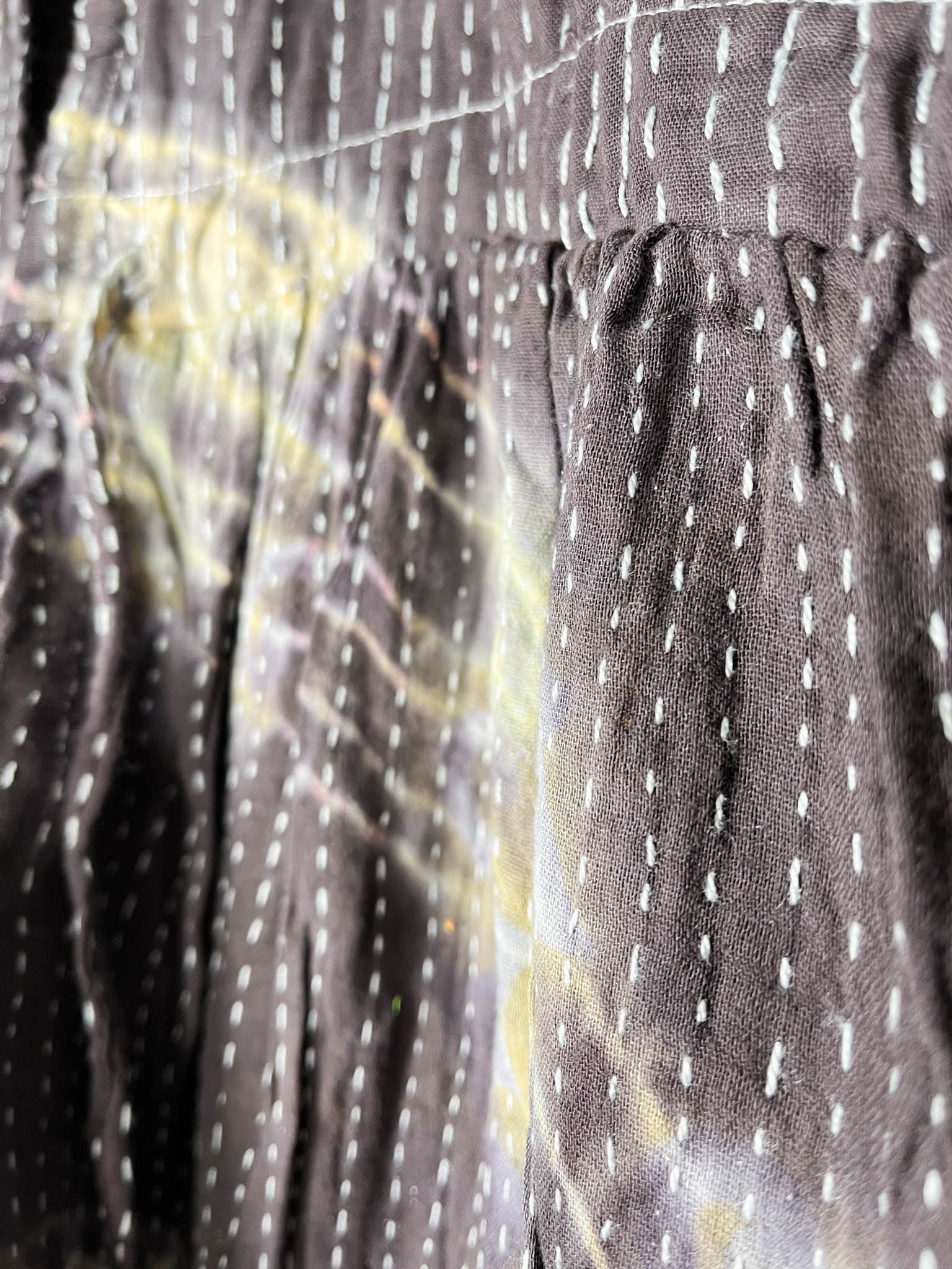 brown tie dye jumpsuit - Love Protect Sustain