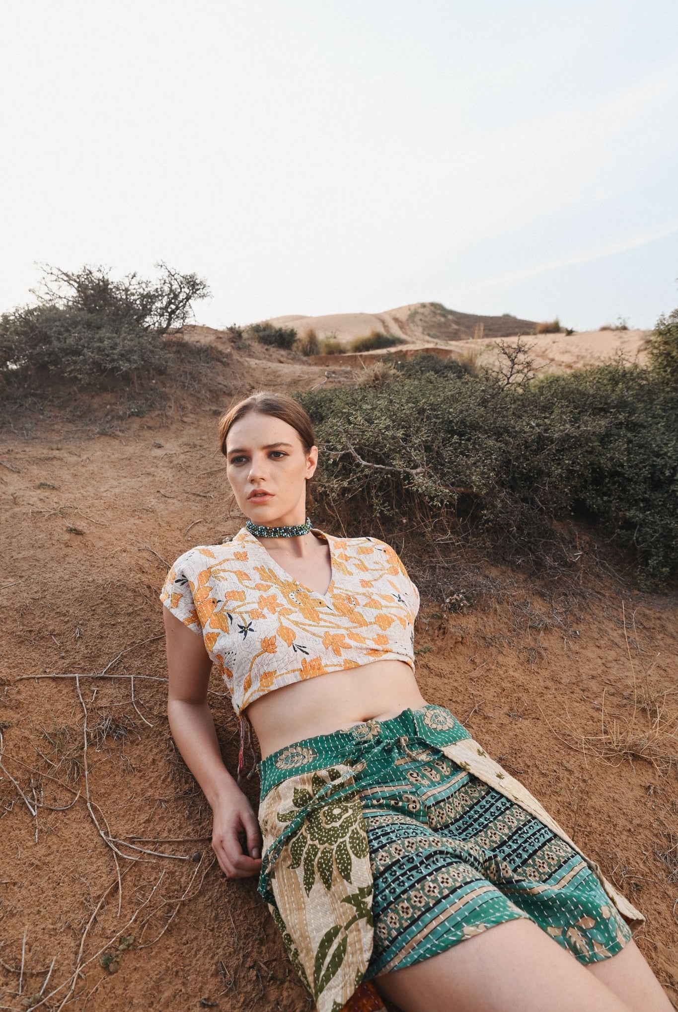 women vintage kantha top - Love Protect Sustain