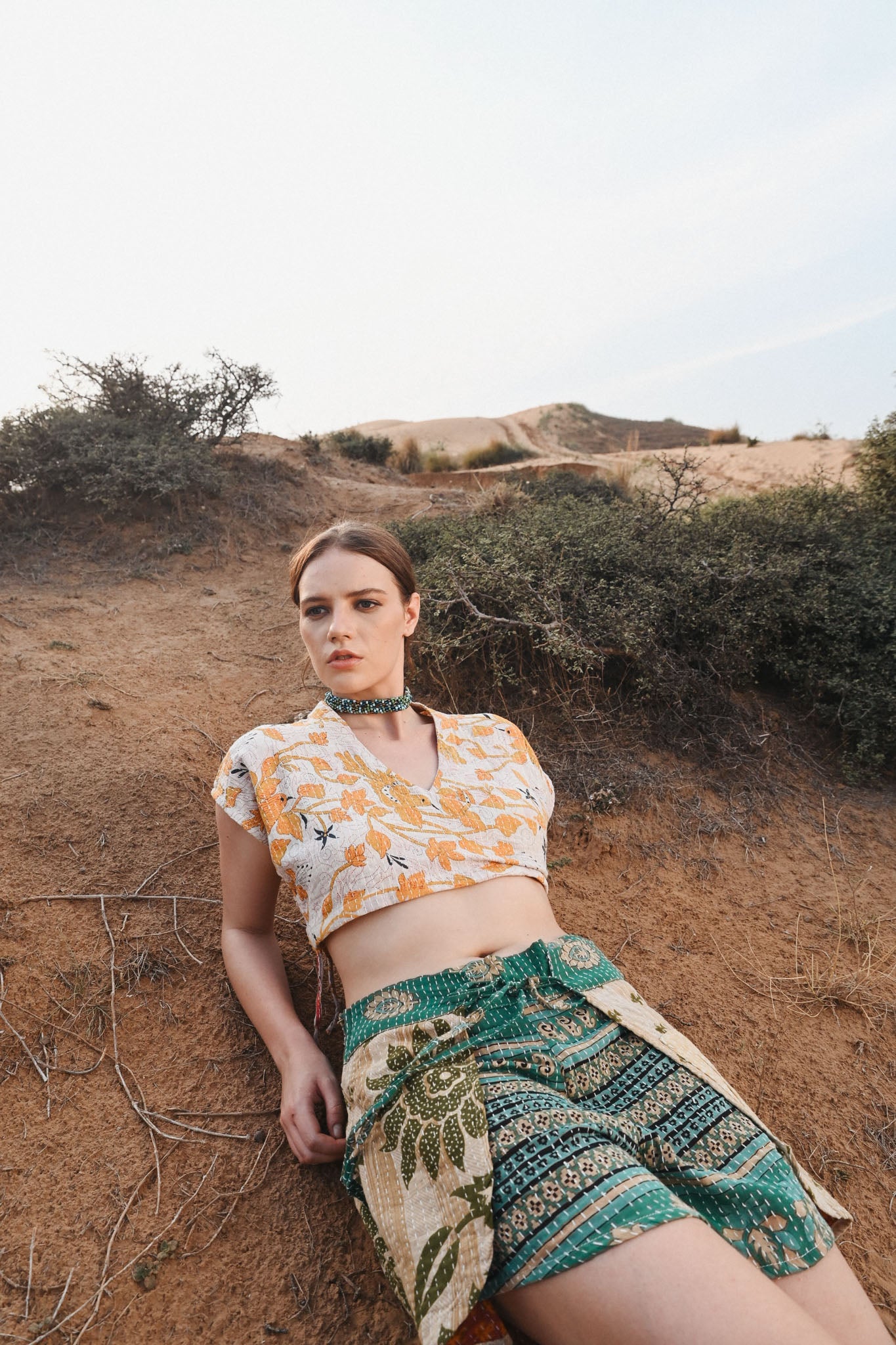 women vintage kantha top - Love Protect Sustain