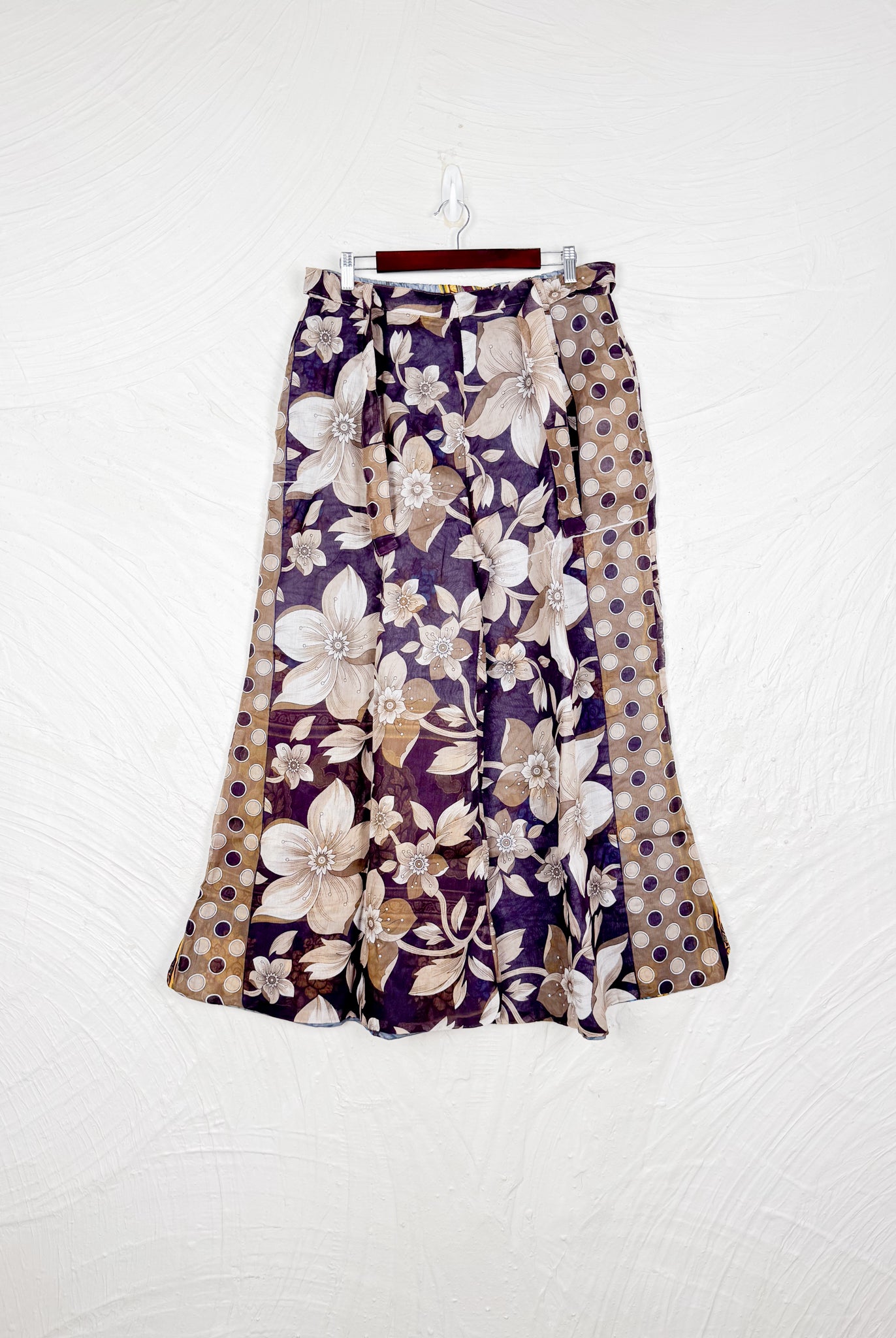 dark floral pants - Love Protect Sustain