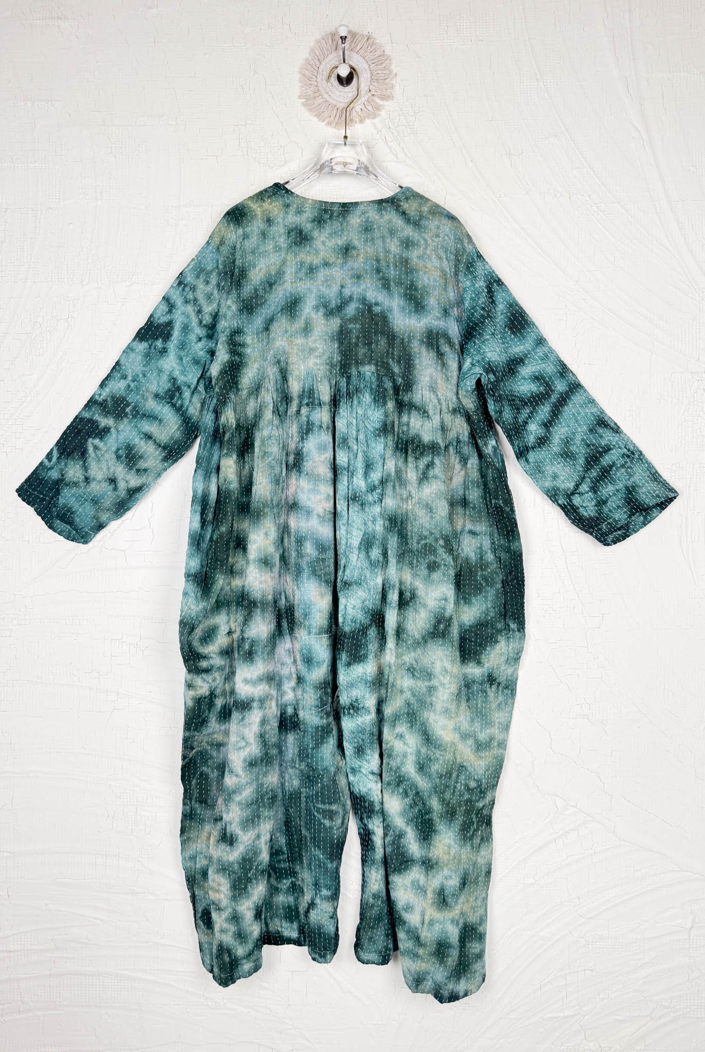 ethically handmade kantha jumpsuit - Love Protect Sustain