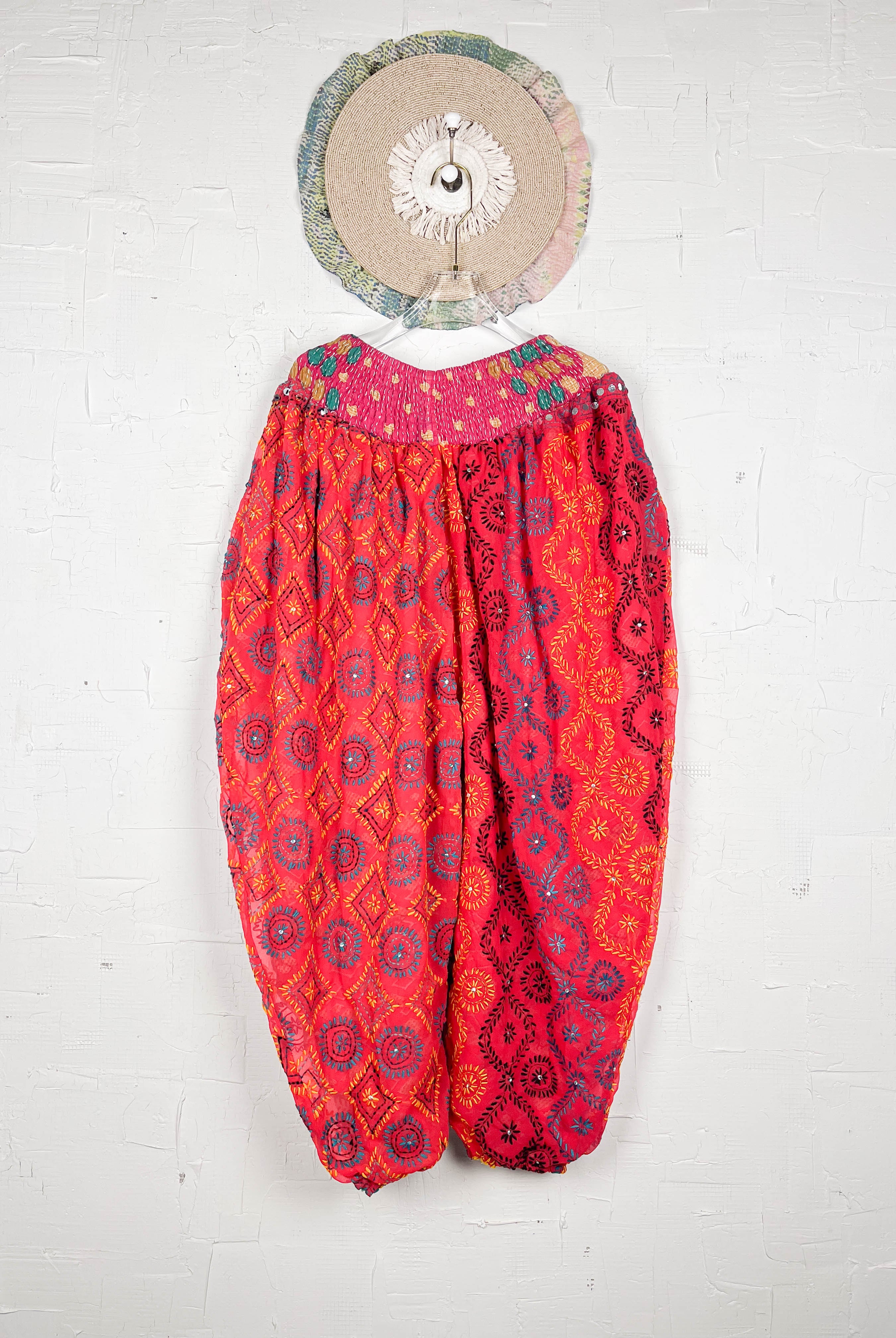 ethnic embroidered pants - Love Protect Sustain