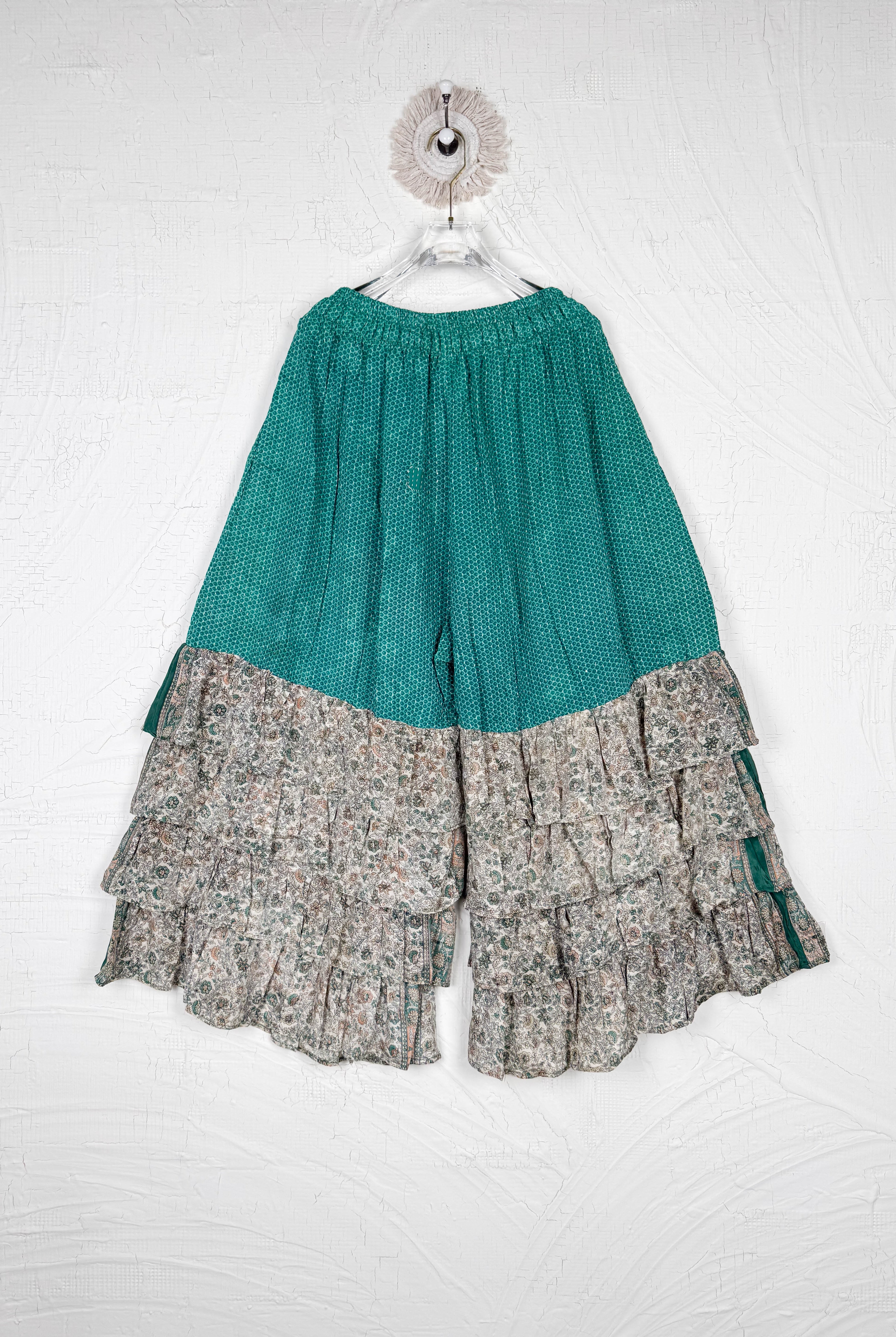 ethnic print wide leg pants - Love Protect Sustain