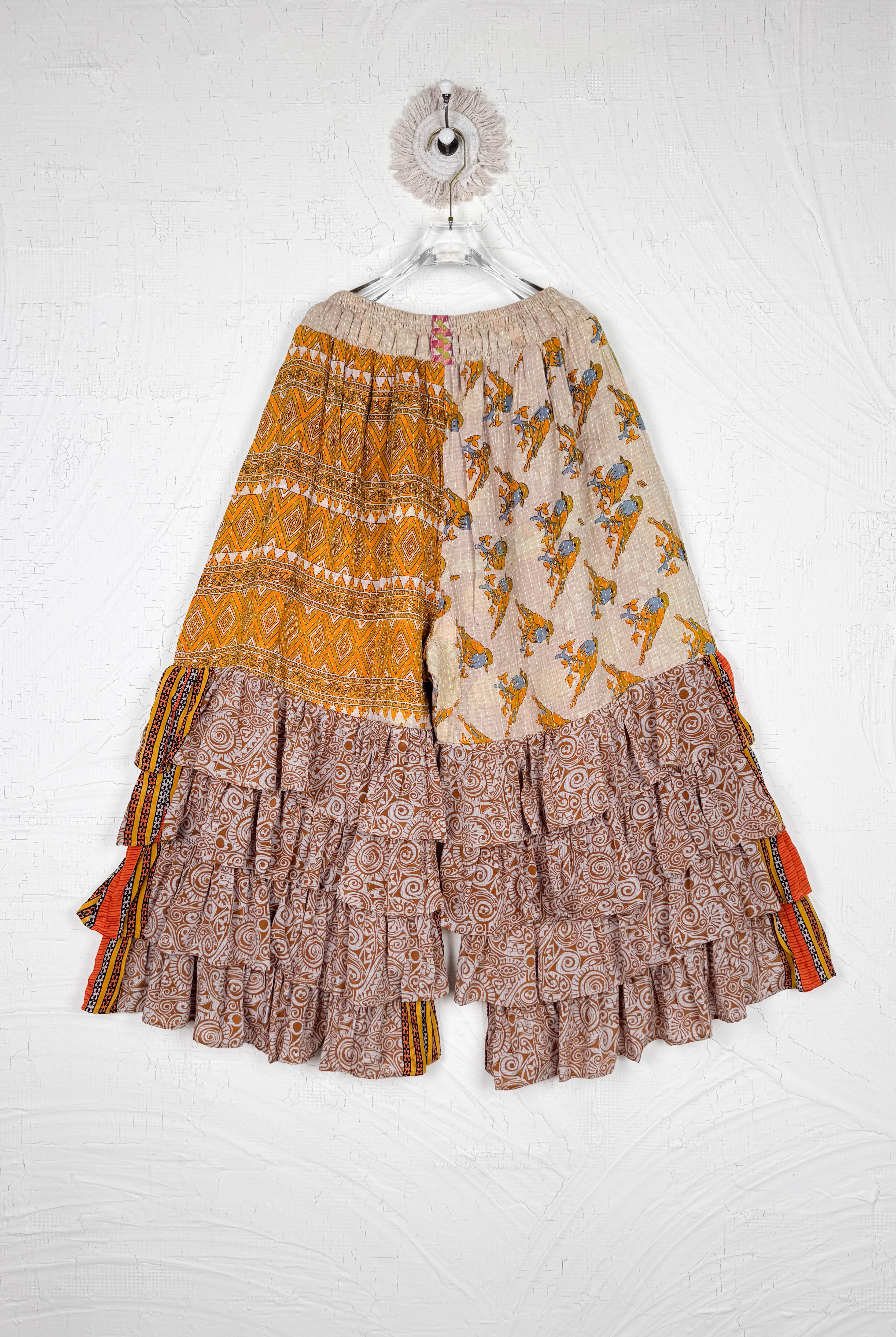 ethnic print wide leg pants - Love Protect Sustain