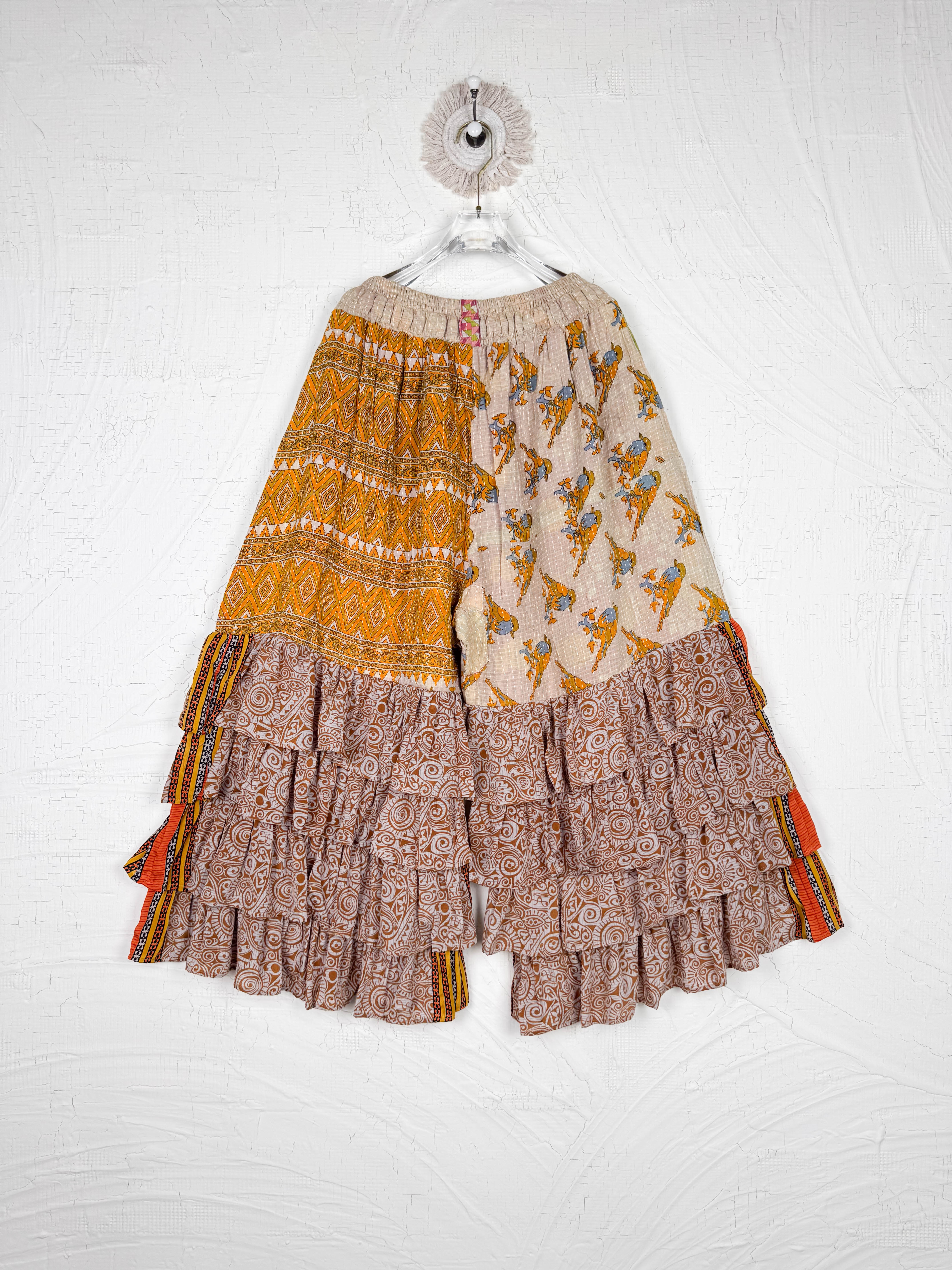 ethnic print wide leg pants - Love Protect Sustain