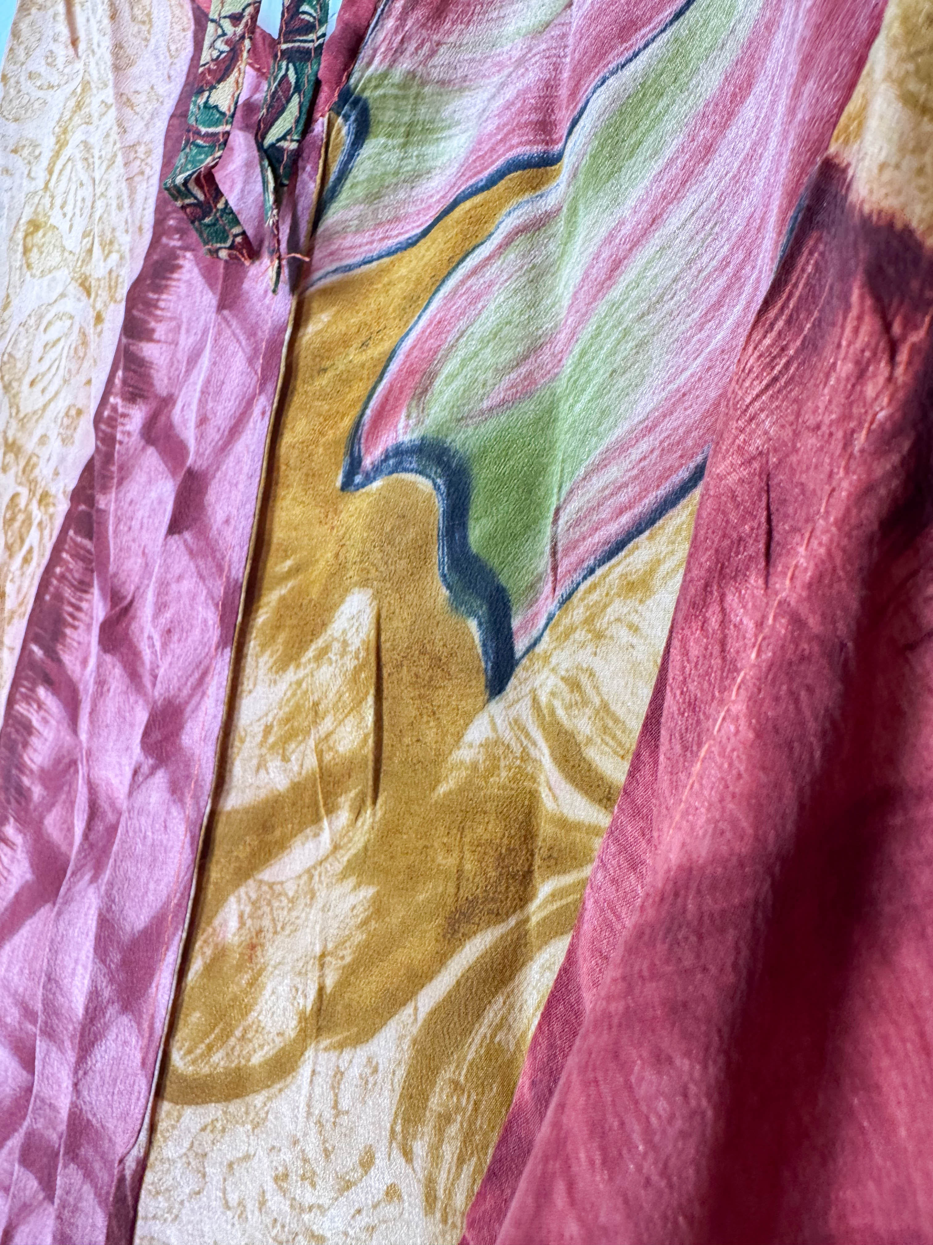 floral silk dress - Love Protect Sustain