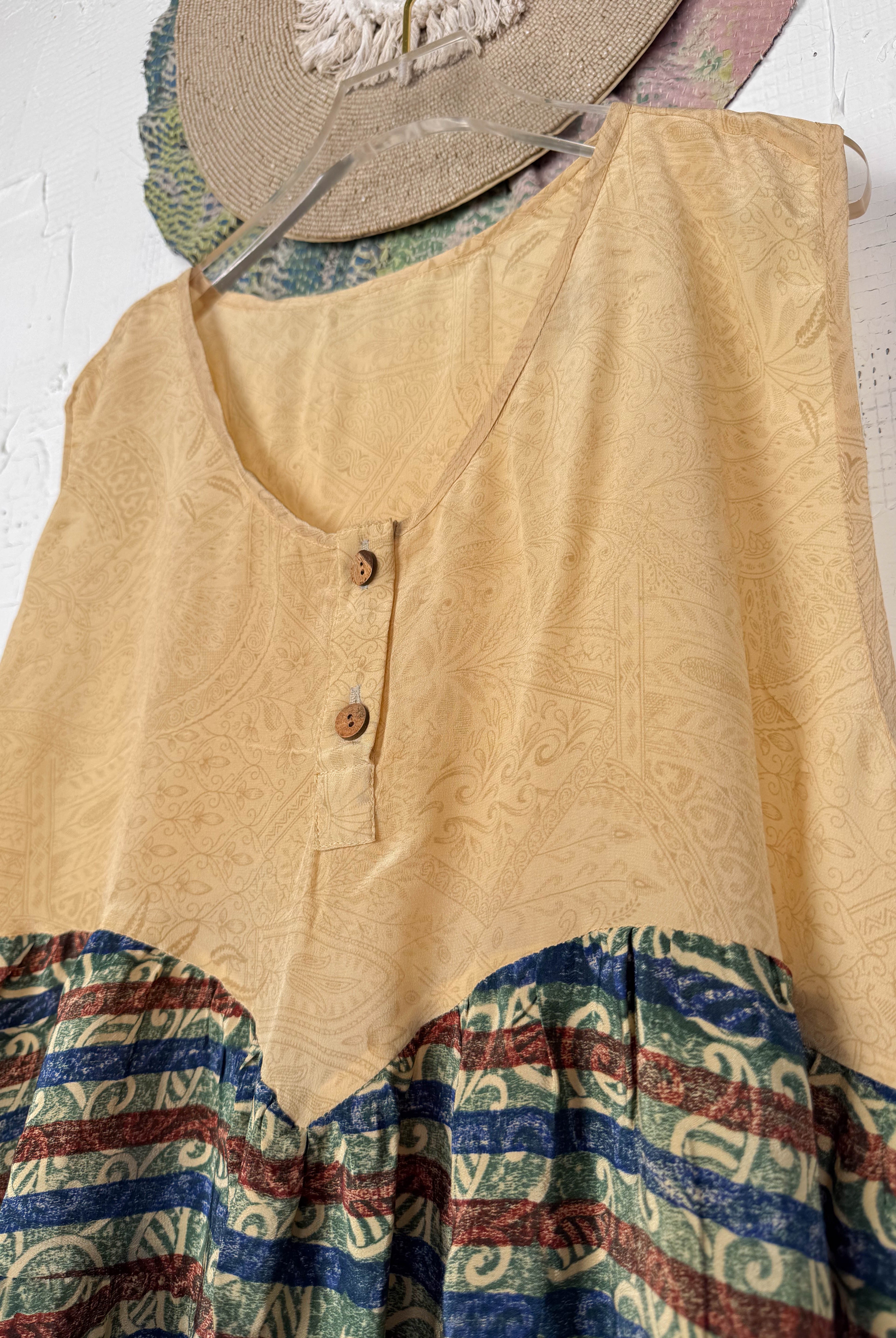 floral silk top - Love Protect Sustain