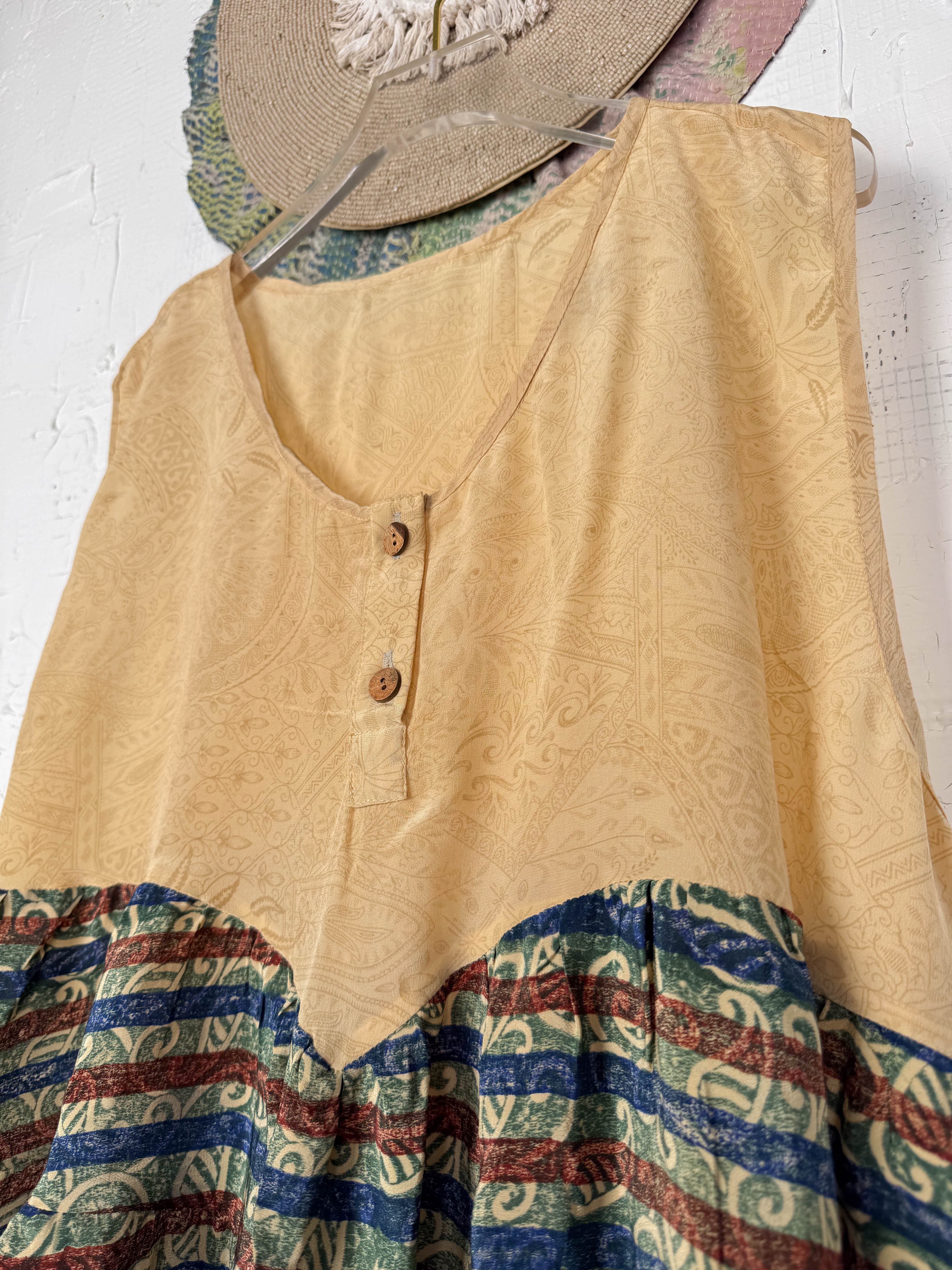 floral silk top - Love Protect Sustain