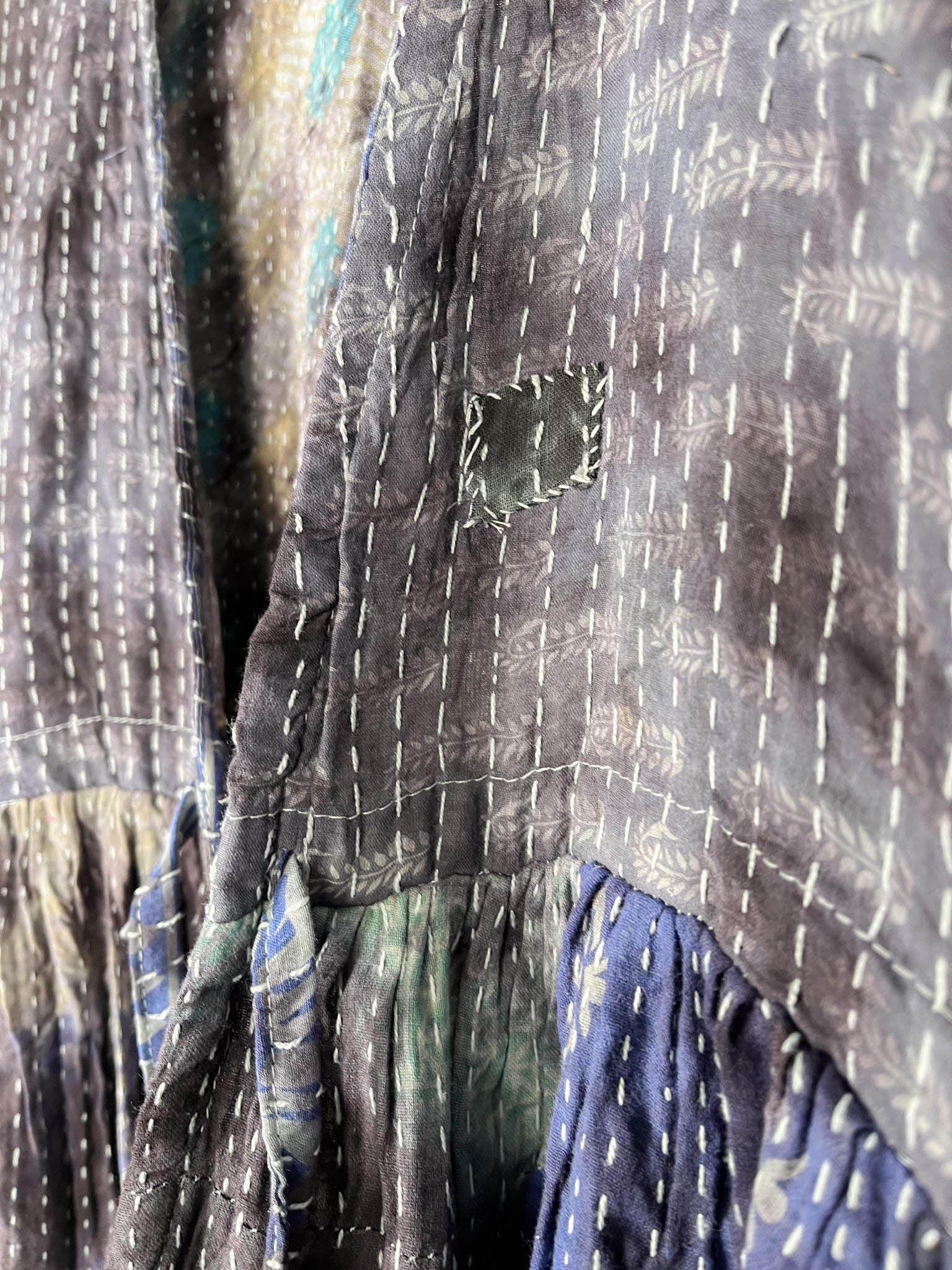 flowy kantha tie dye jumpsuit for women - Love Protect Sustain