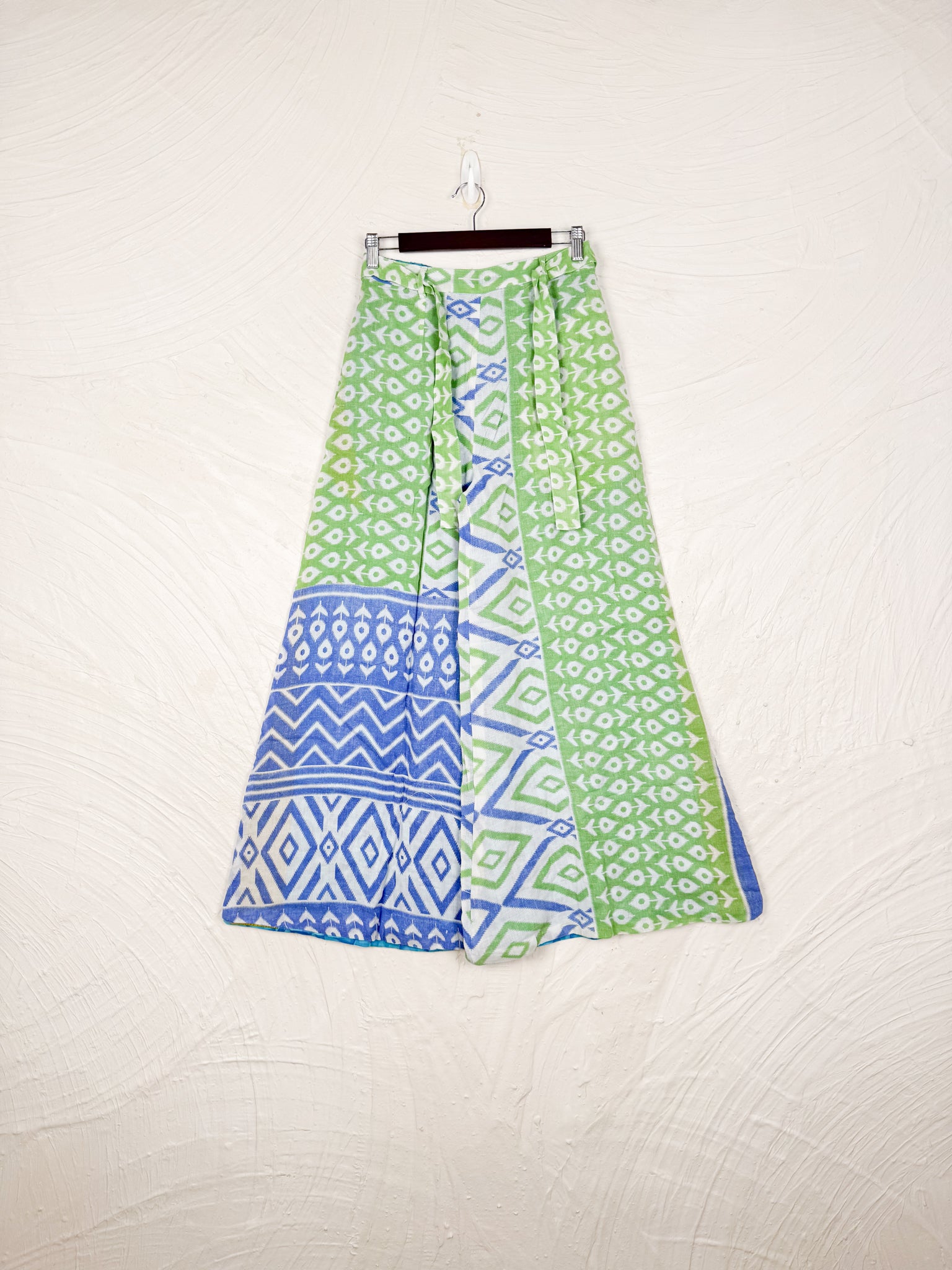 green blue pants - Love Protect Sustain