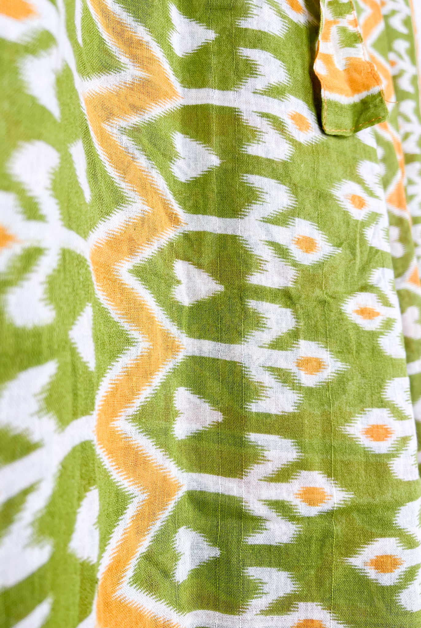 green cotton vintage pants - Love Protect Sustain