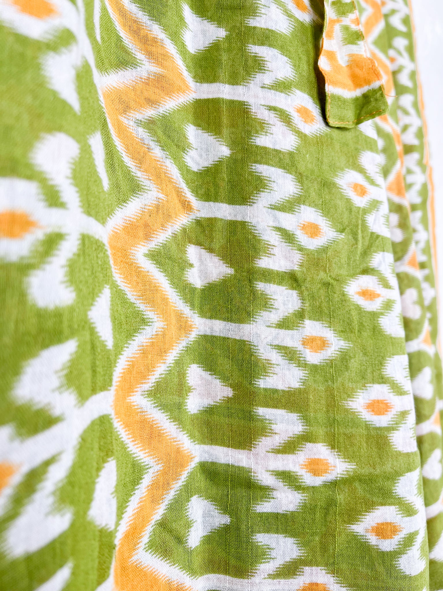 green cotton vintage pants - Love Protect Sustain