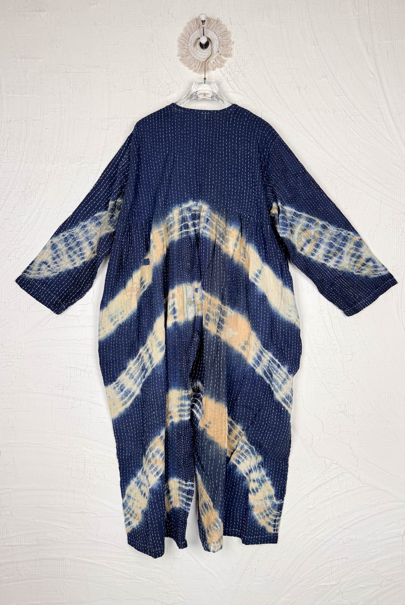 handmade blue tie dye jumpsuit - Love Protect Sustain