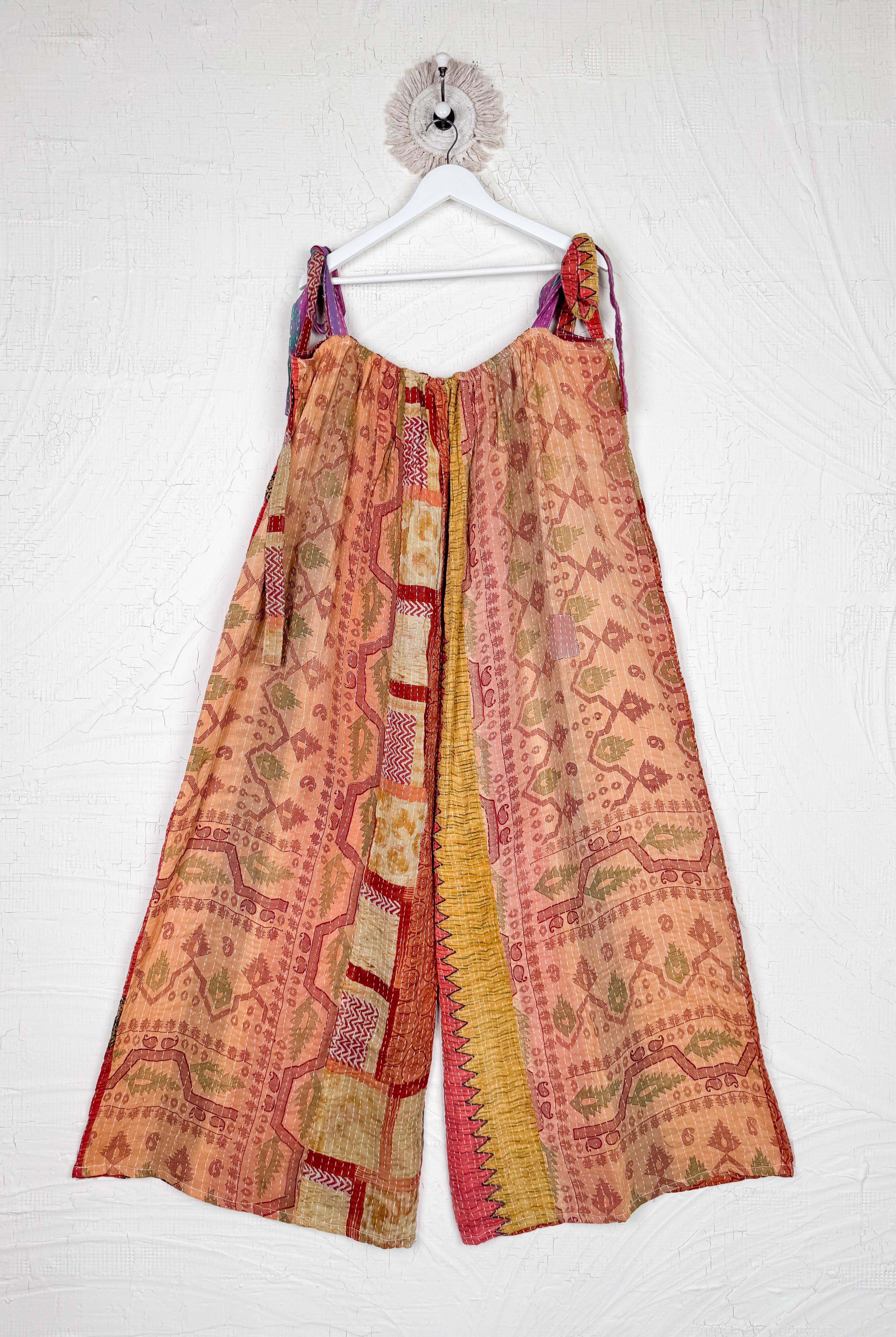 handmade bohemian kantha jumpsuit - Love Protect Sustain