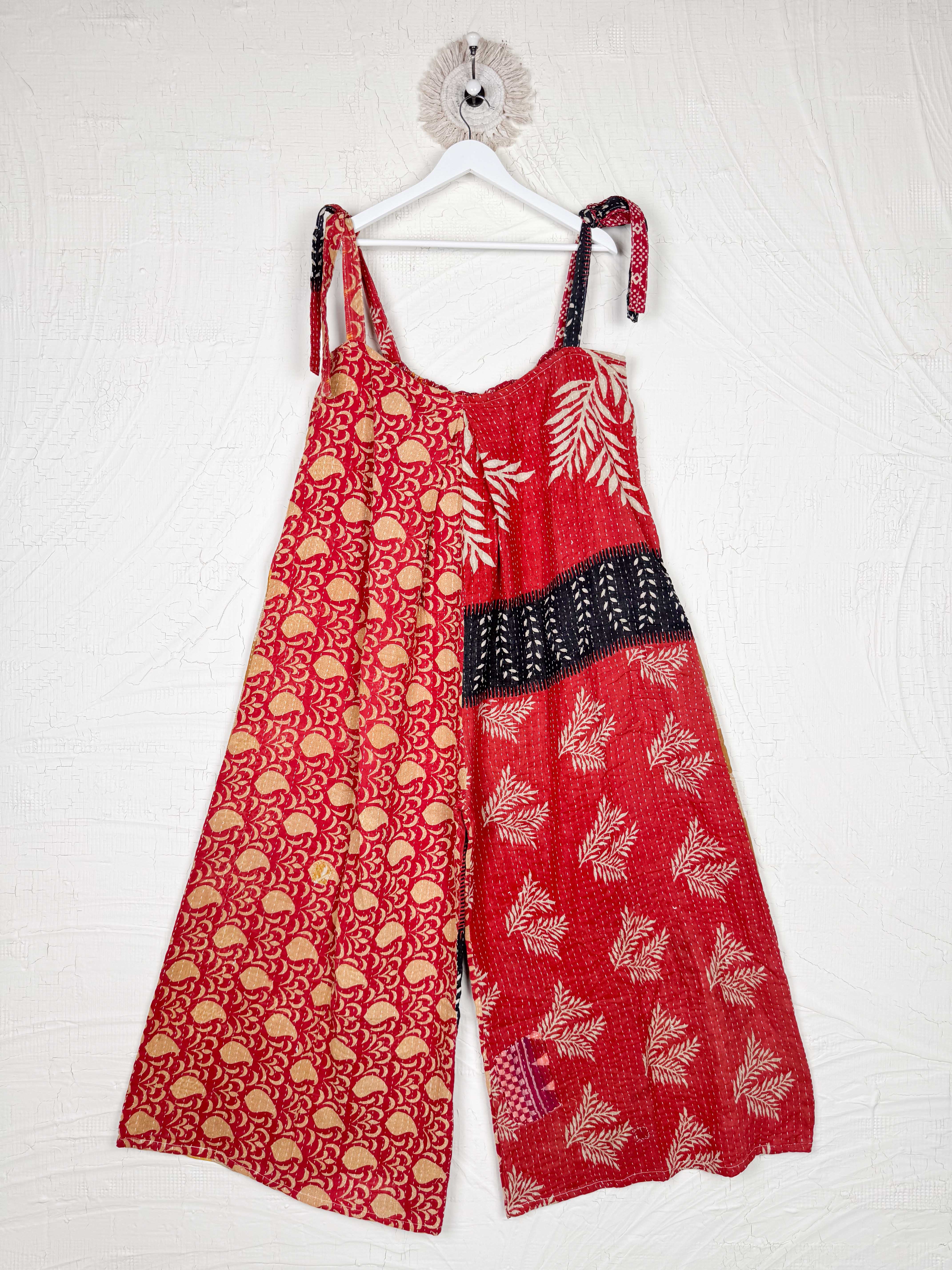 handmade kantha jumpsuit - Love Protect Sustain