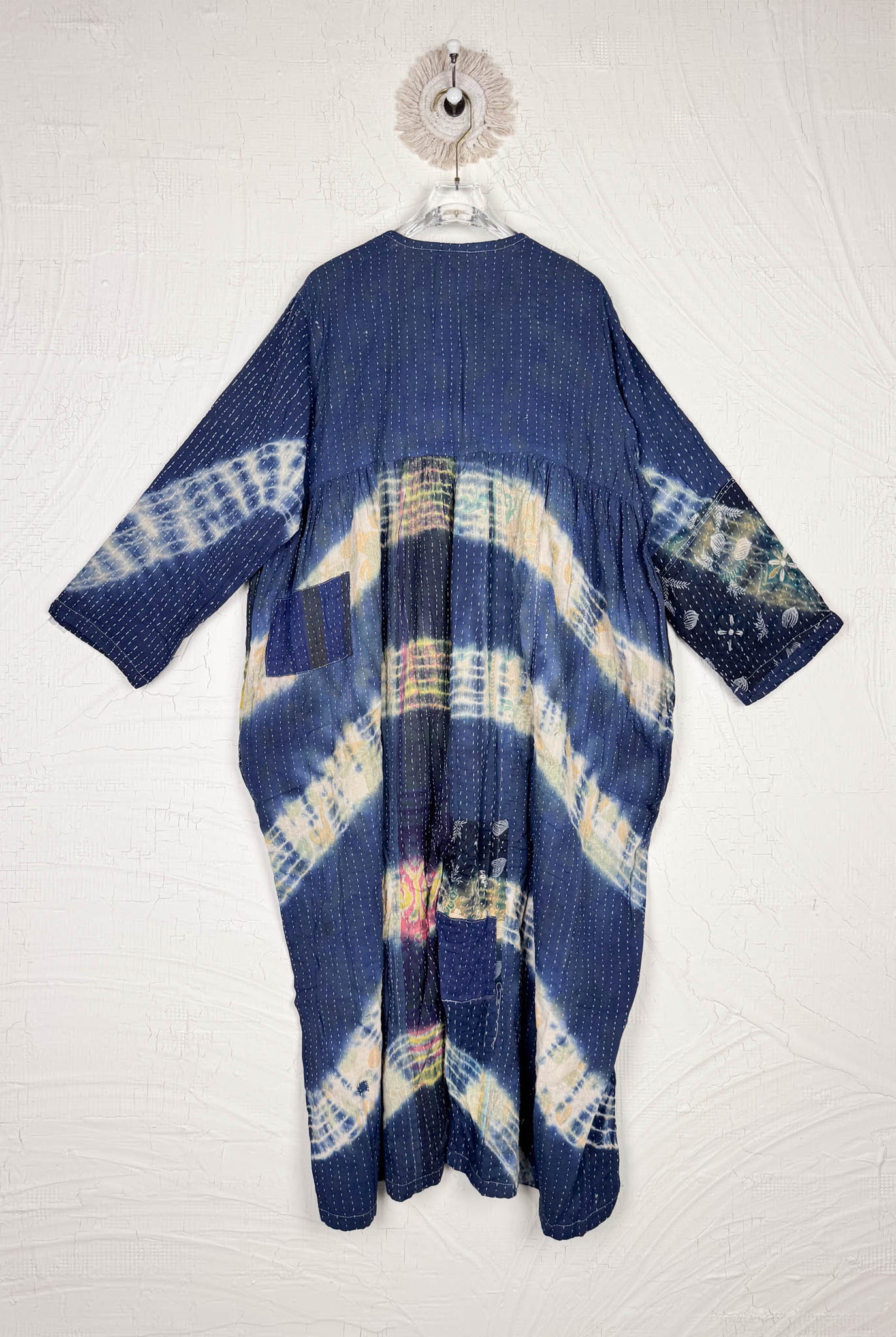 handmade kantha tie dye jumpsuit - Love Protect Sustain