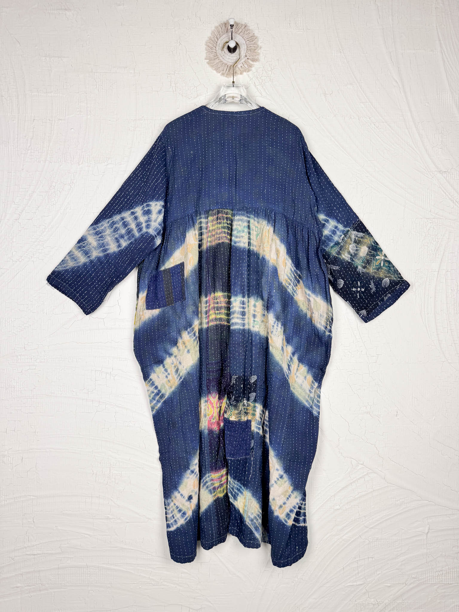 handmade kantha tie dye jumpsuit - Love Protect Sustain
