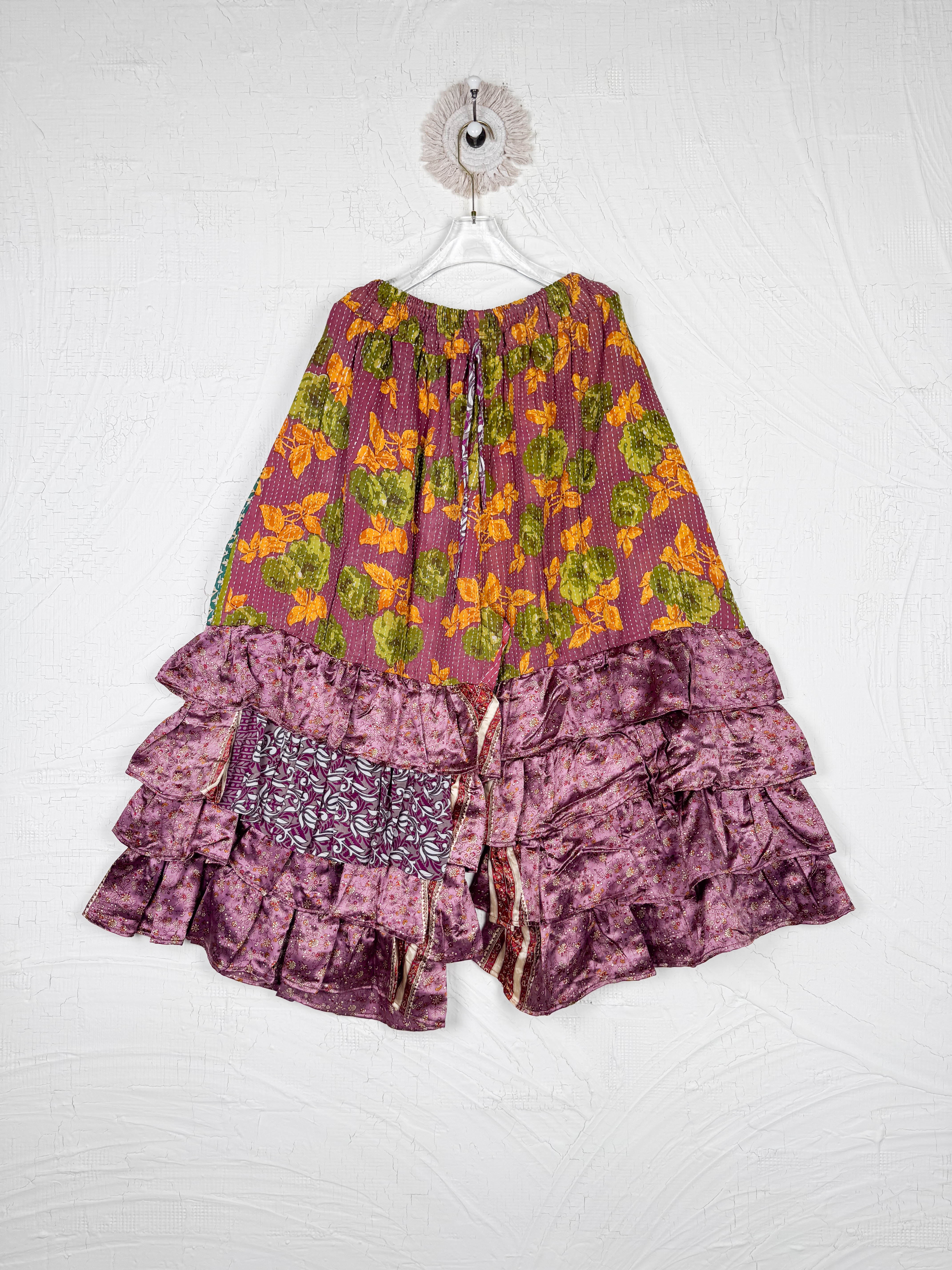 handmade wide leg pants - Love Protect Sustain