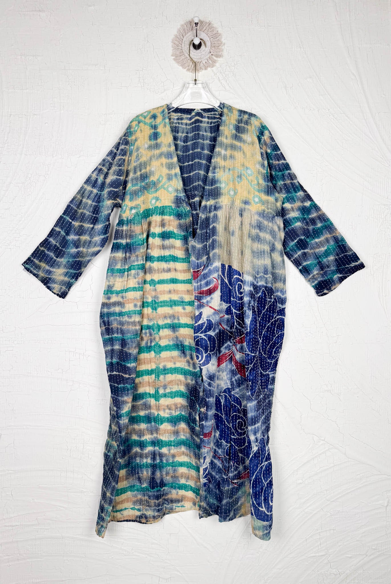 handmade women kantha jumpsuit - Love Protect Sustain