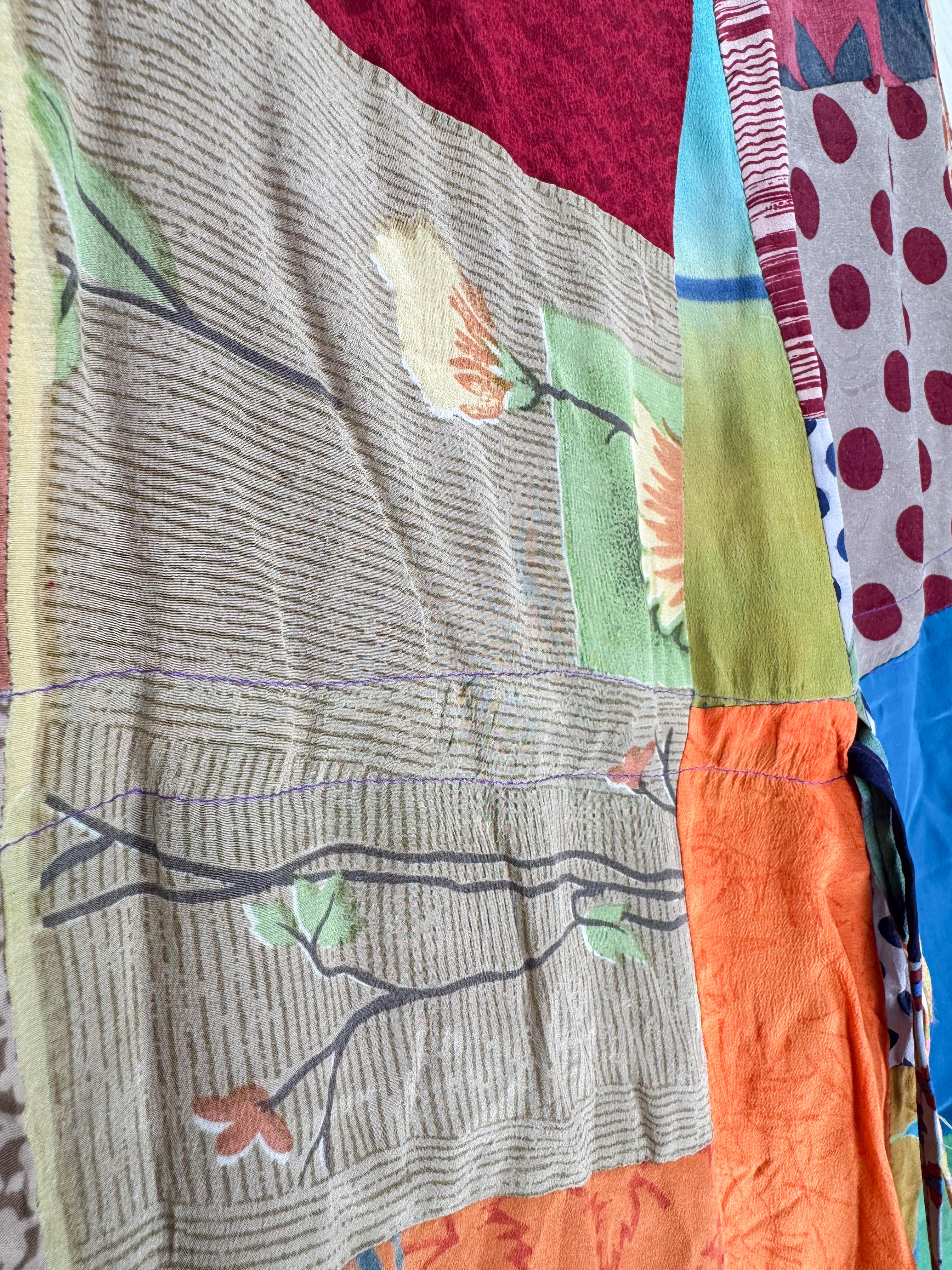 hippie patchwork overalls women - Love Protect Sustain