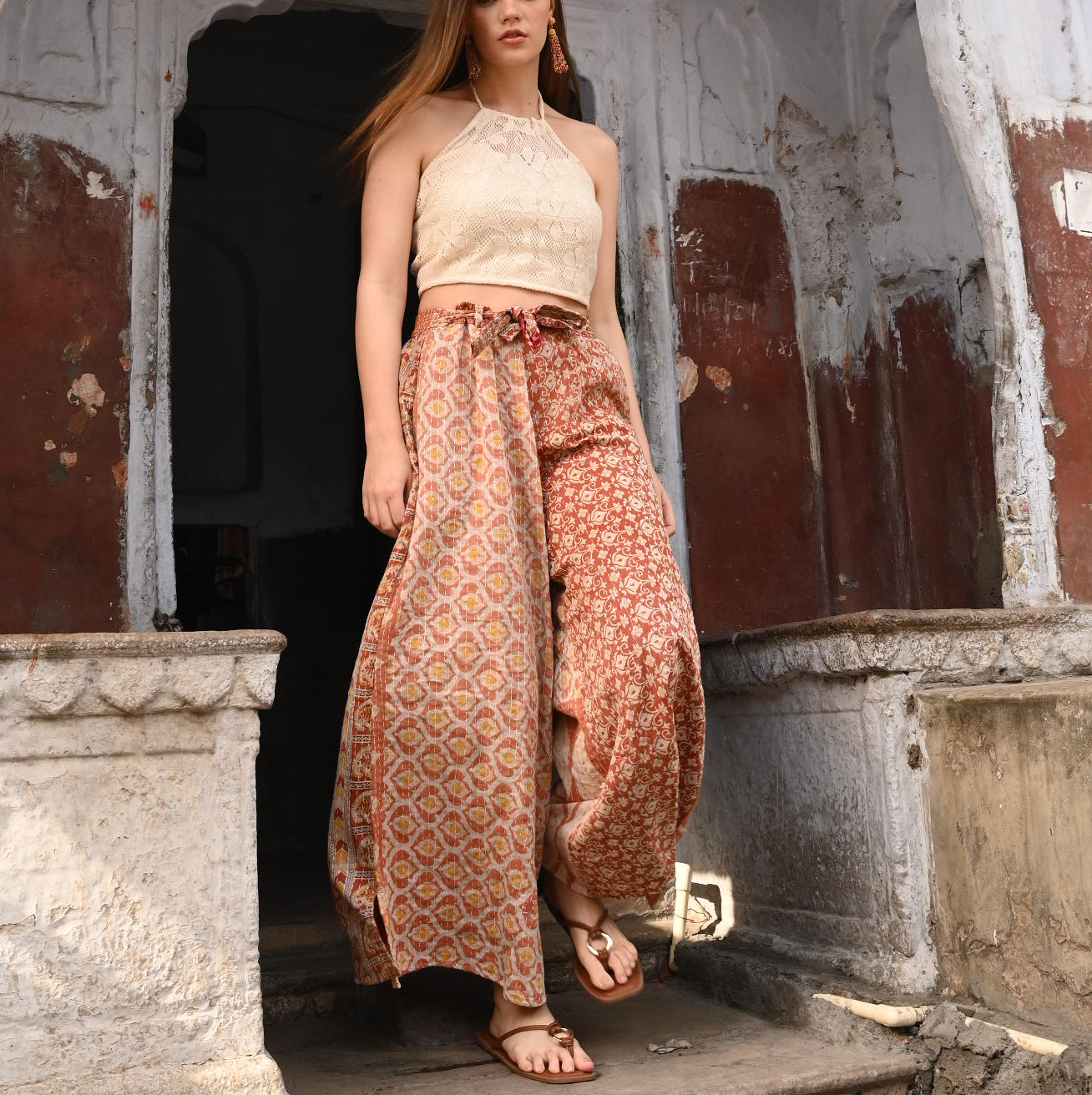kantha beach wear - Love Protect Sustain