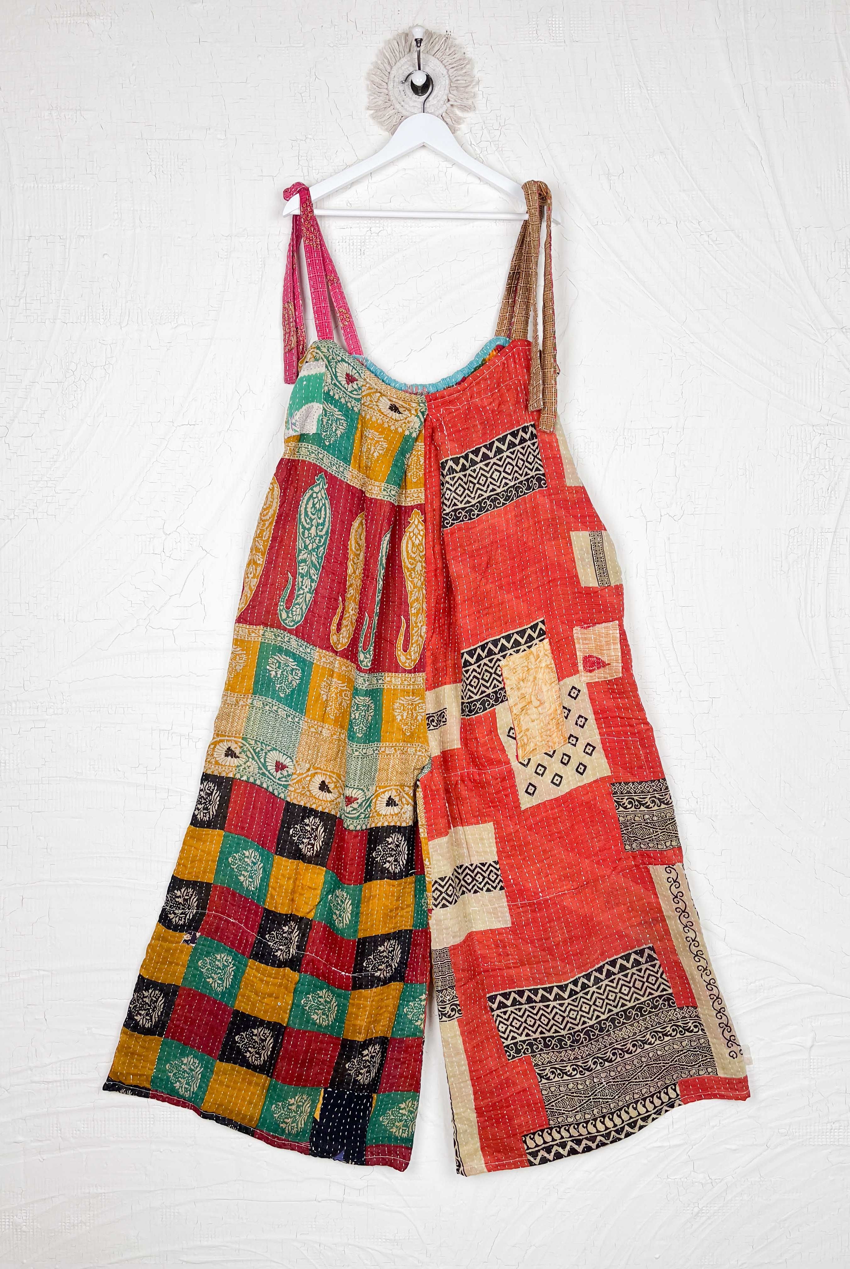 kantha boho kantha jumpsuit - Love Protect Sustain