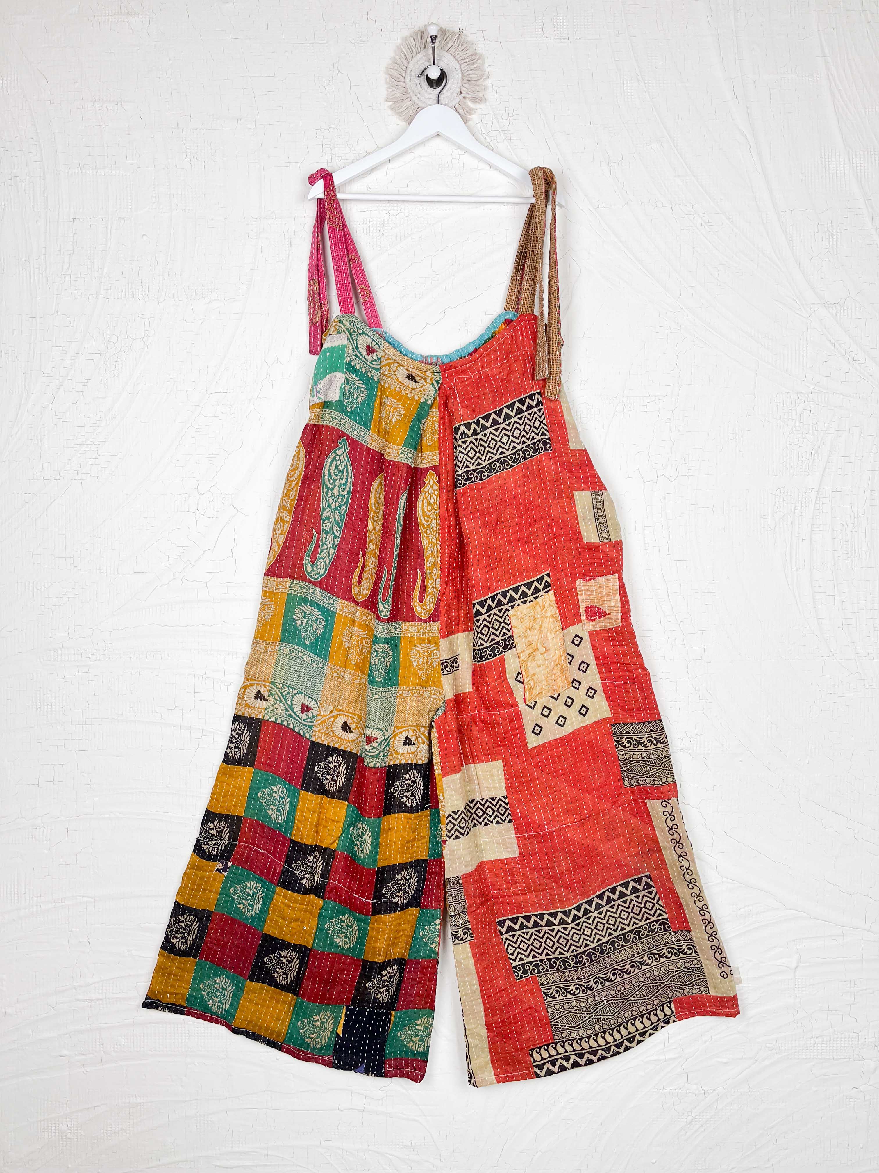 kantha boho kantha jumpsuit - Love Protect Sustain