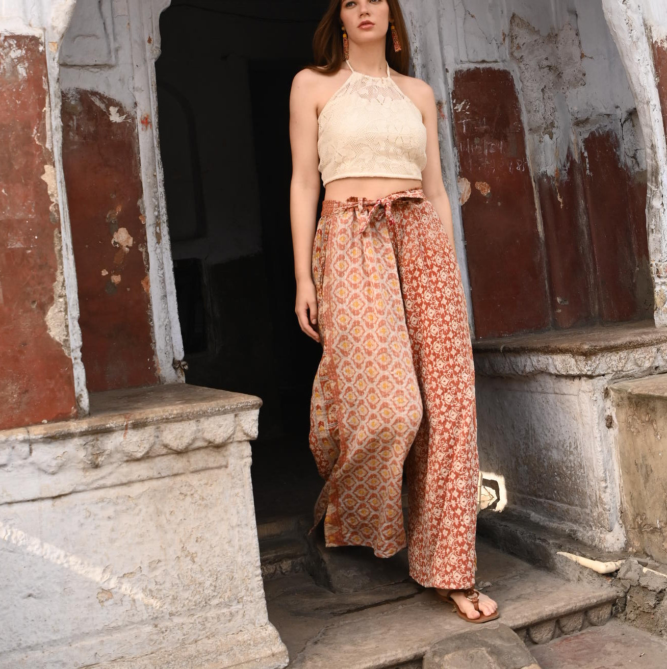 kantha lounge pants - Love Protect Sustain