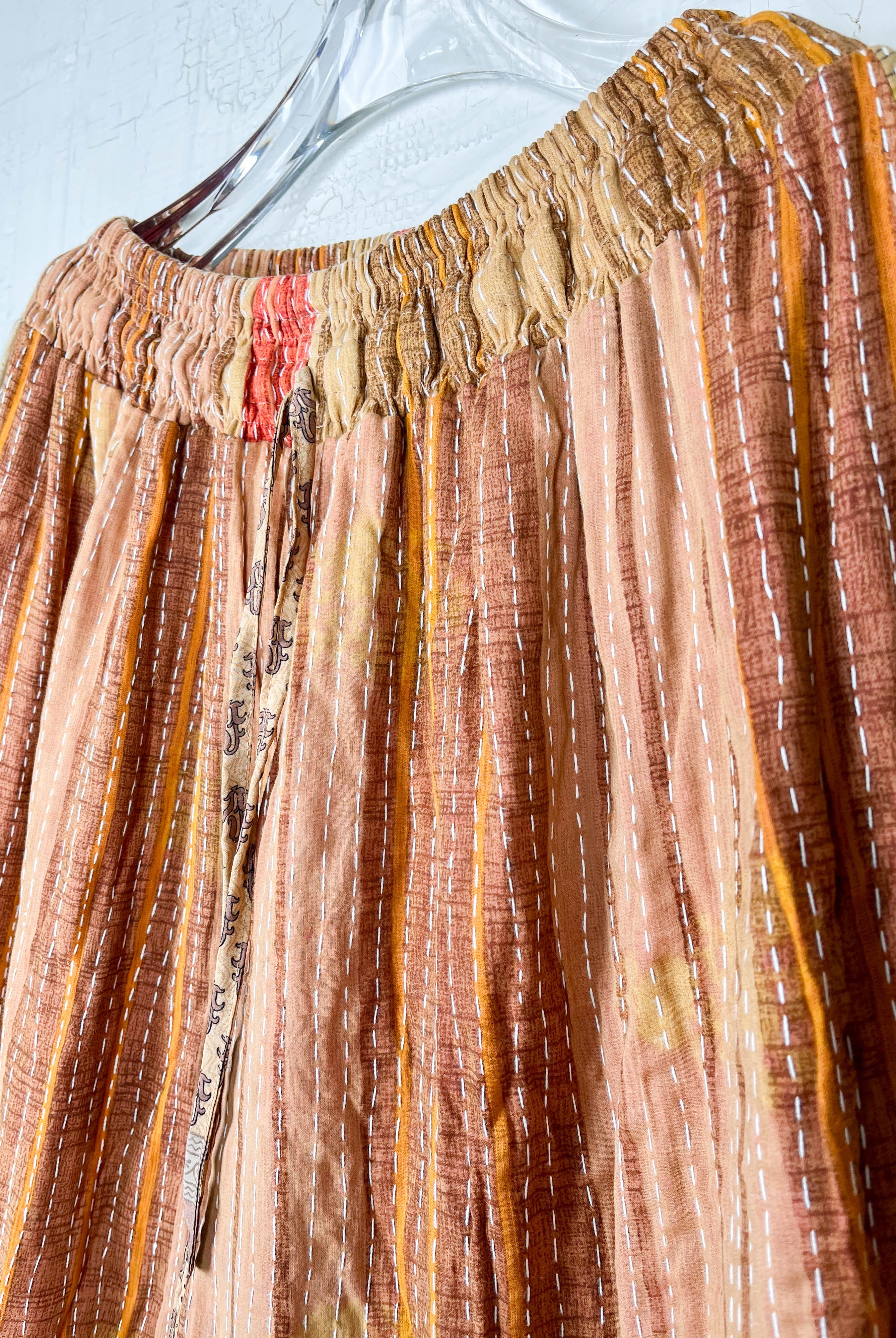 kantha patchwork pant - Love Protect Sustain