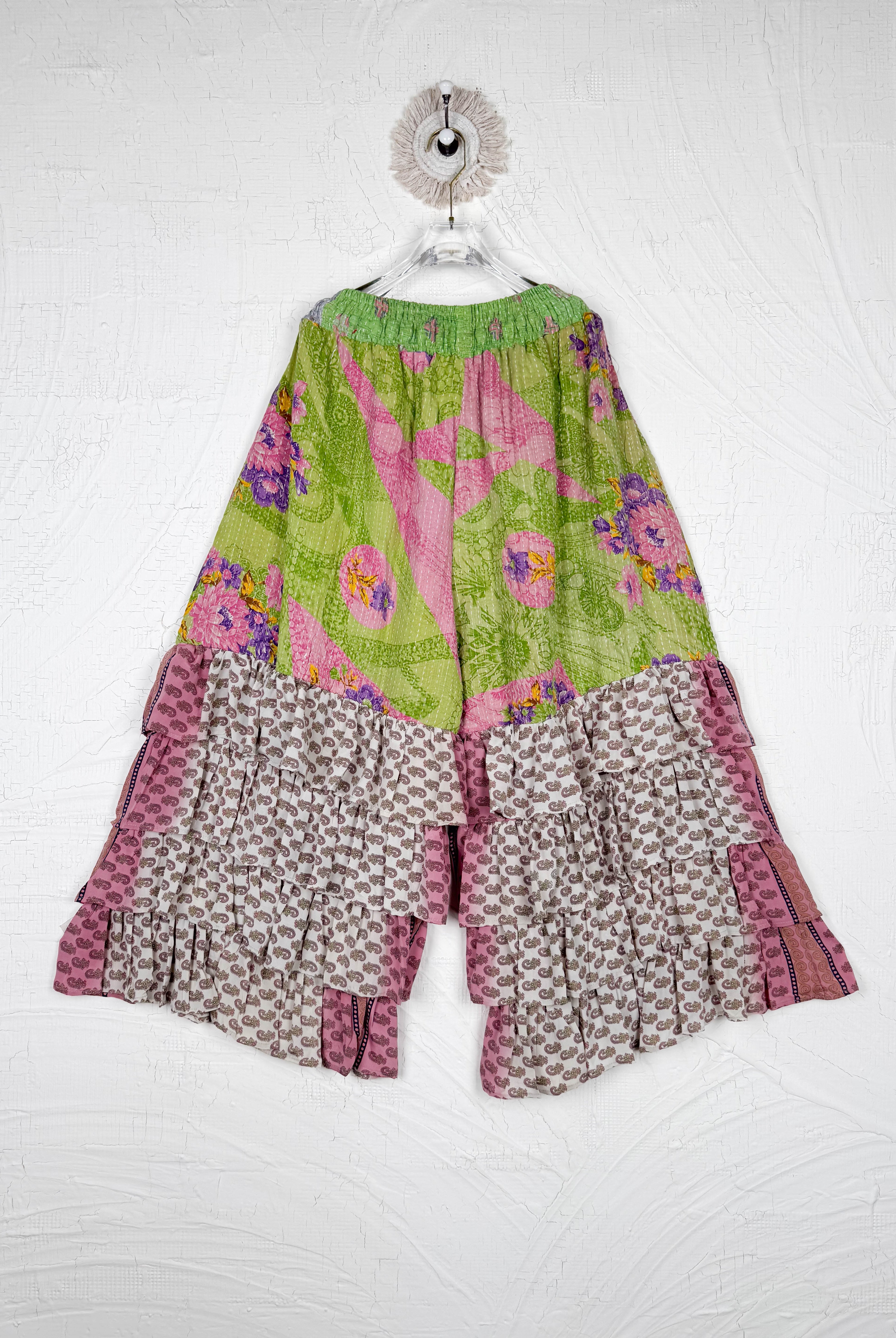 kantha patchwork pants - Love Protect Sustain