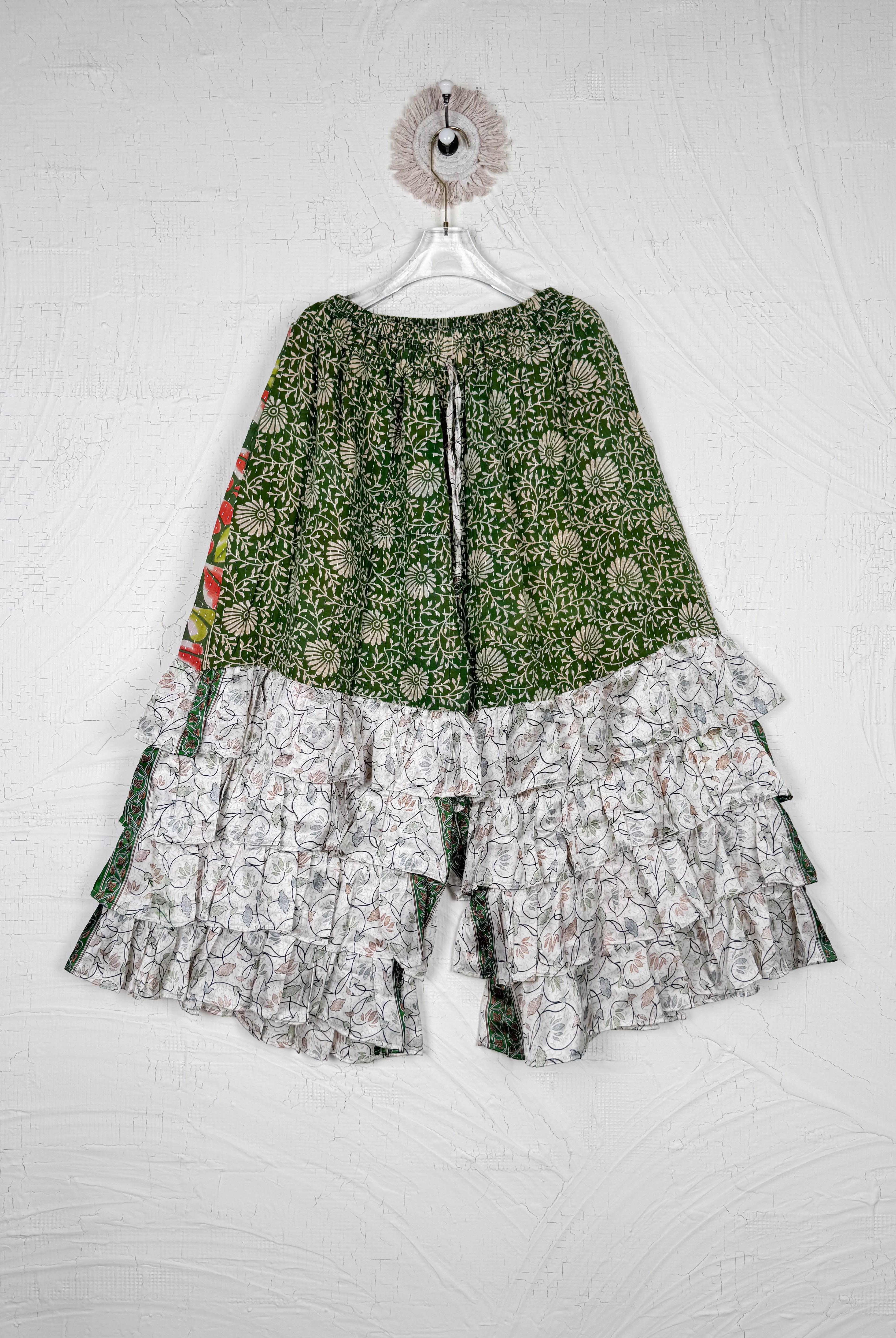 kantha ruffle Kantha pants - Love Protect Sustain