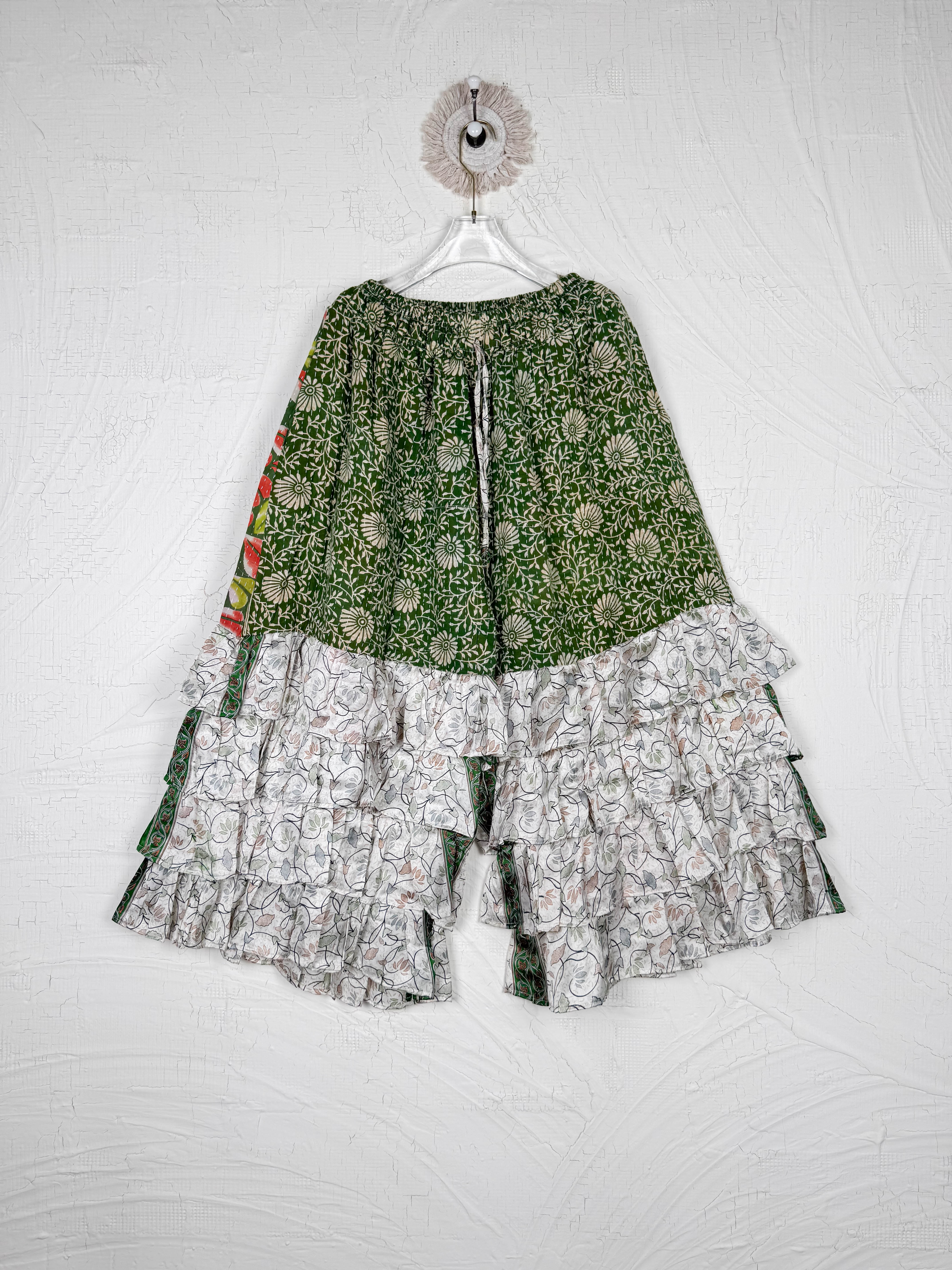 kantha ruffle Kantha pants - Love Protect Sustain