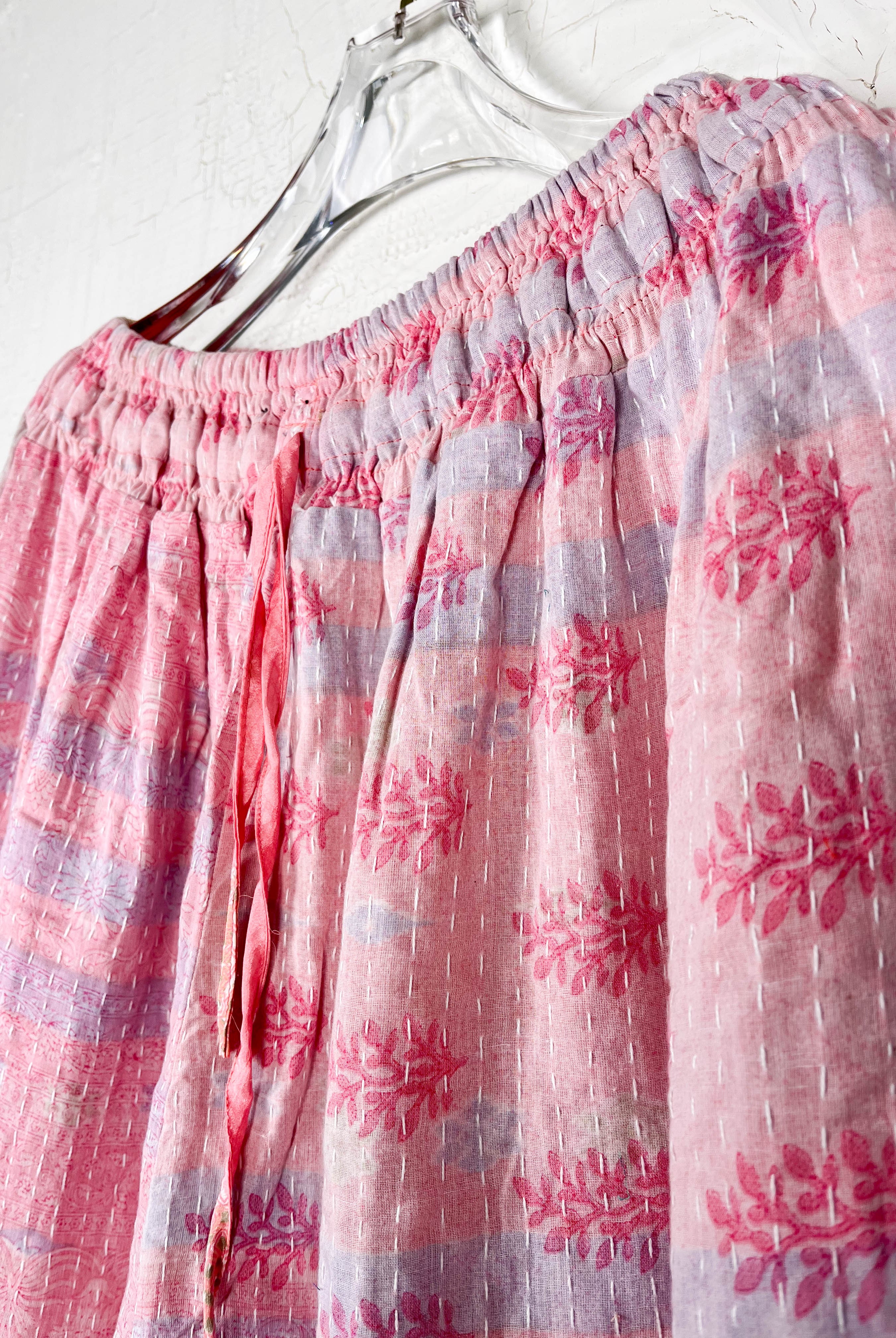 kantha ruffle pants - Love Protect Sustain