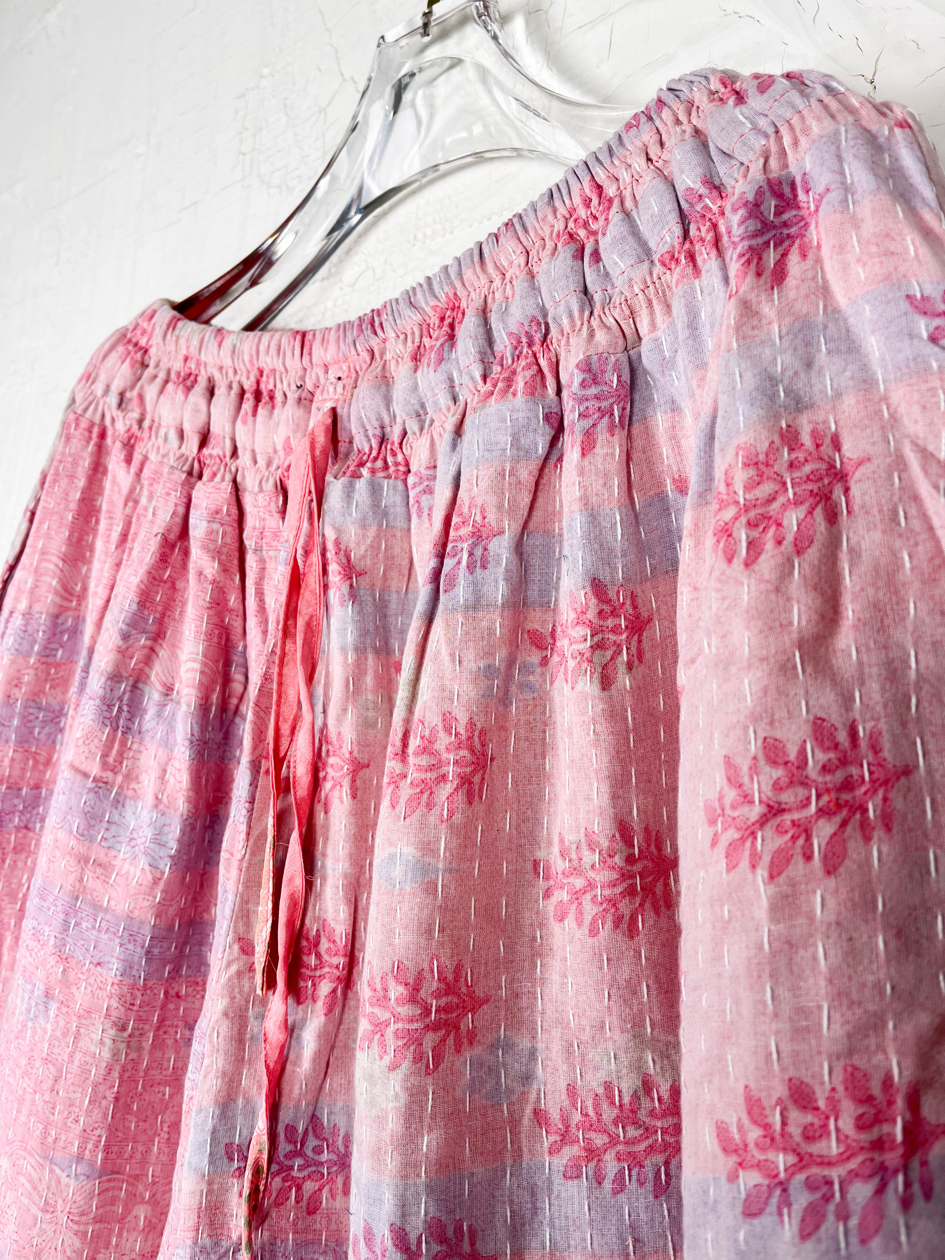 kantha ruffle pants - Love Protect Sustain